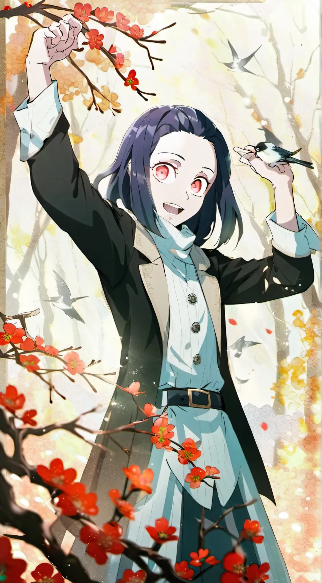 ai character: Kanao background