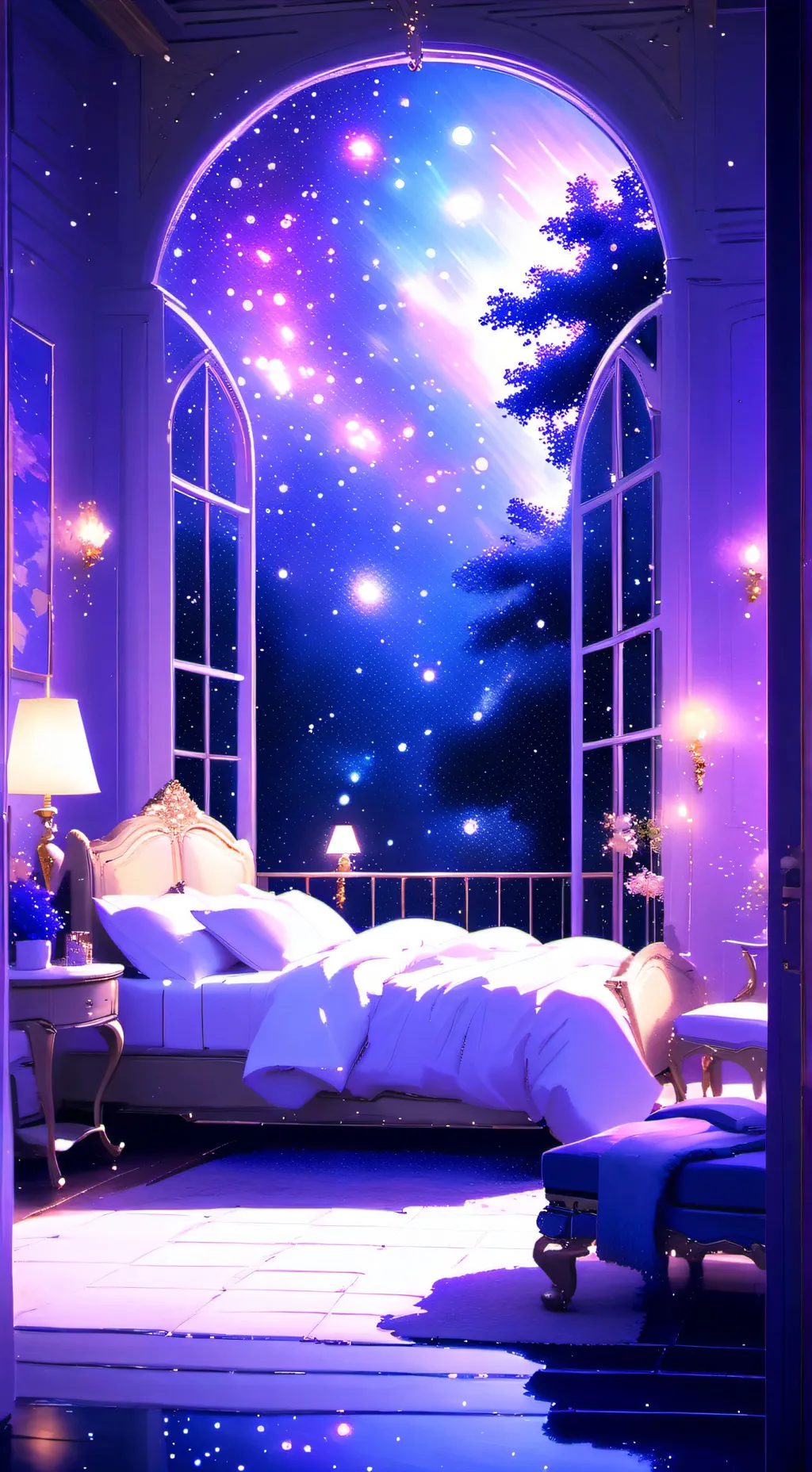 ai character: Fpe sleepover 4 background