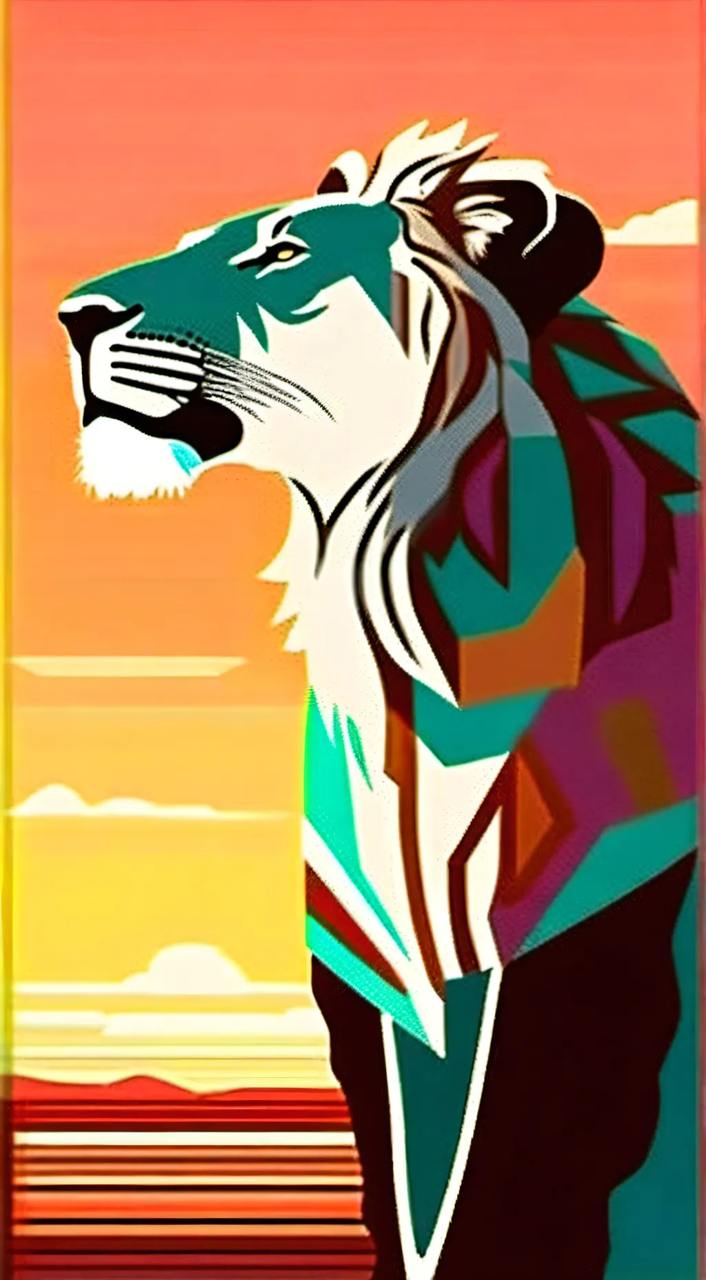 ai character: Tigerseye background