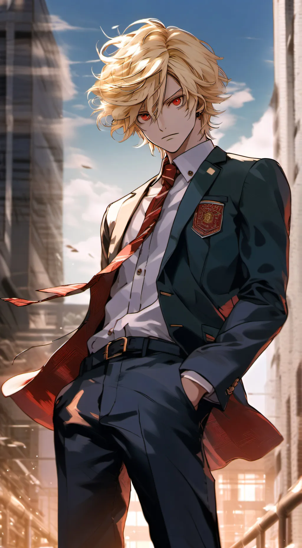 ai character: mha fight background
