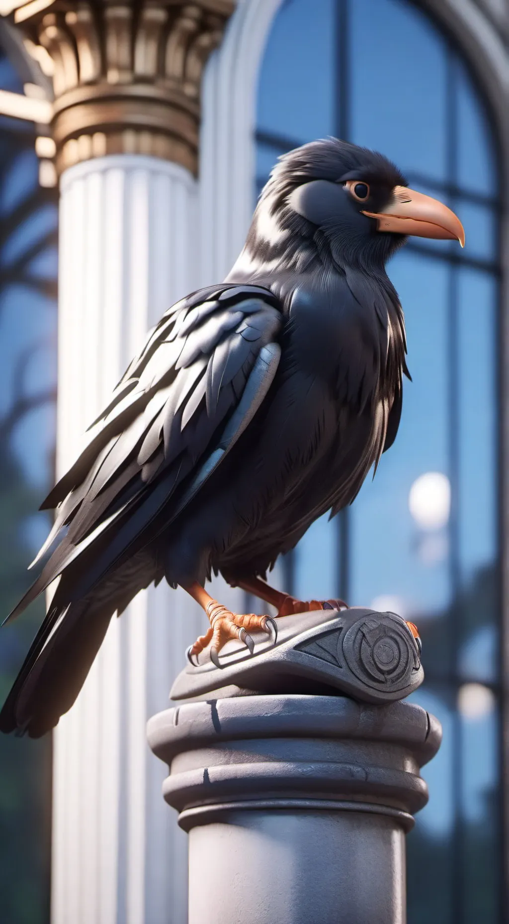 ai character: nevermore academy  background