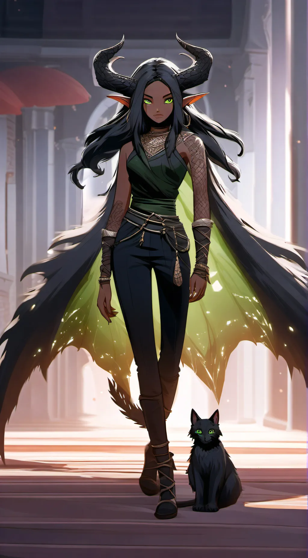 ai character: Void  entity  background