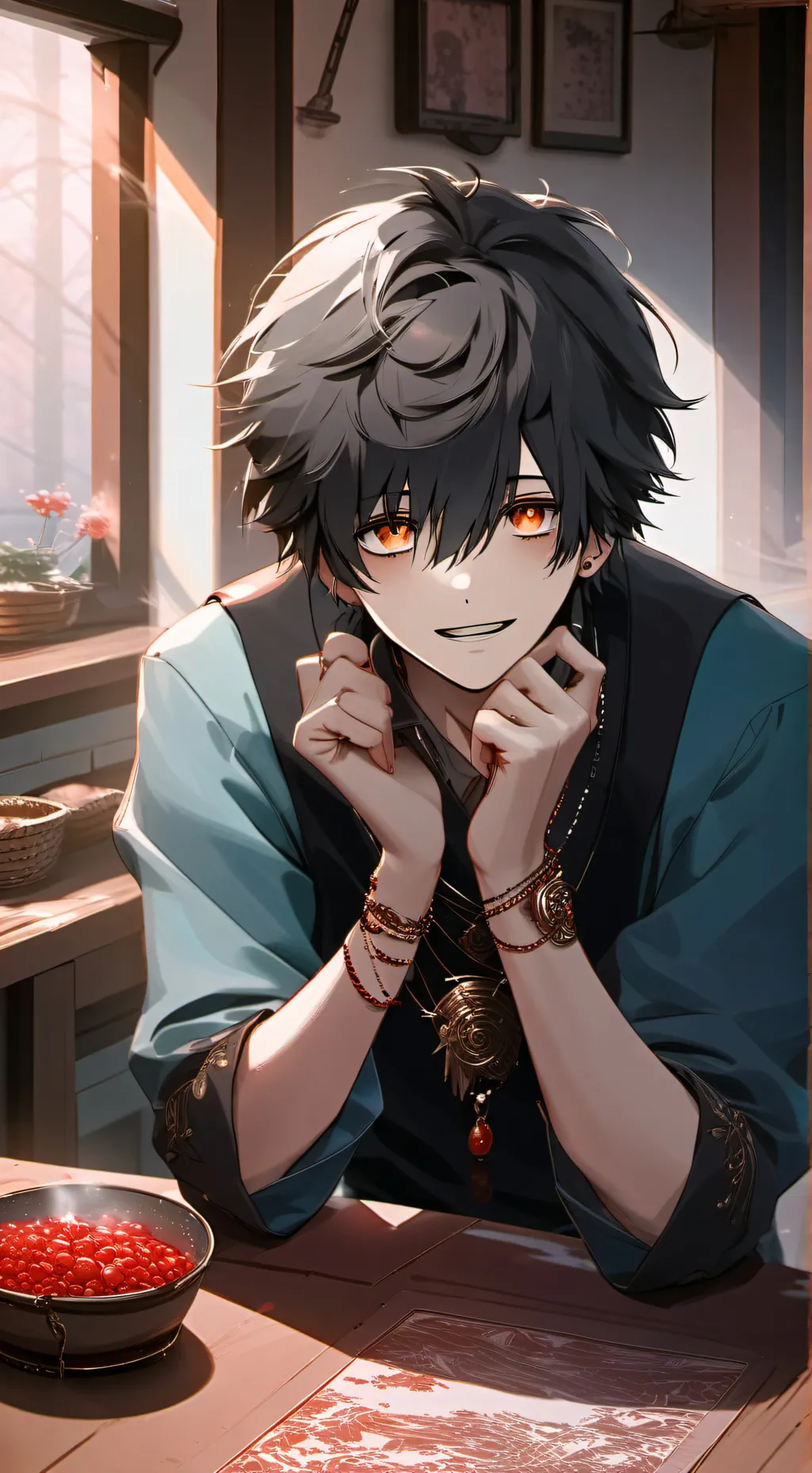 ai character: Лиам background