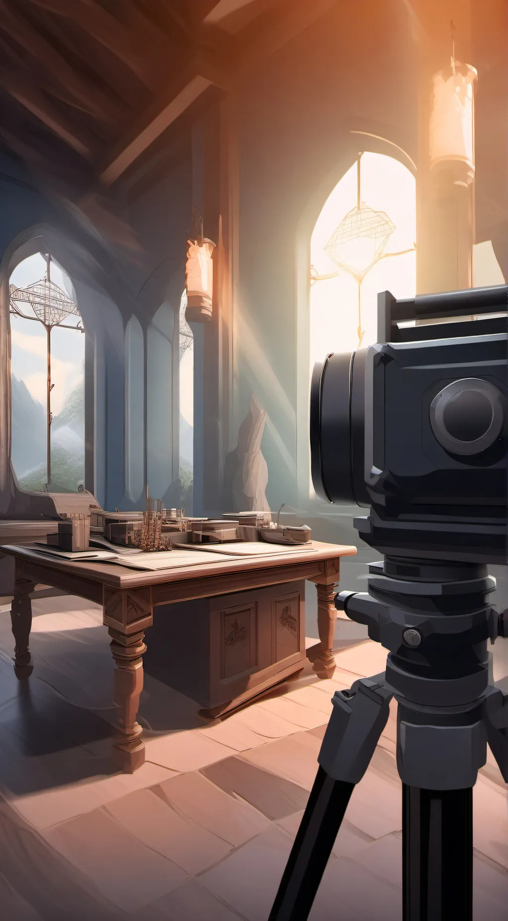 ai character: movie maker sim 9 background