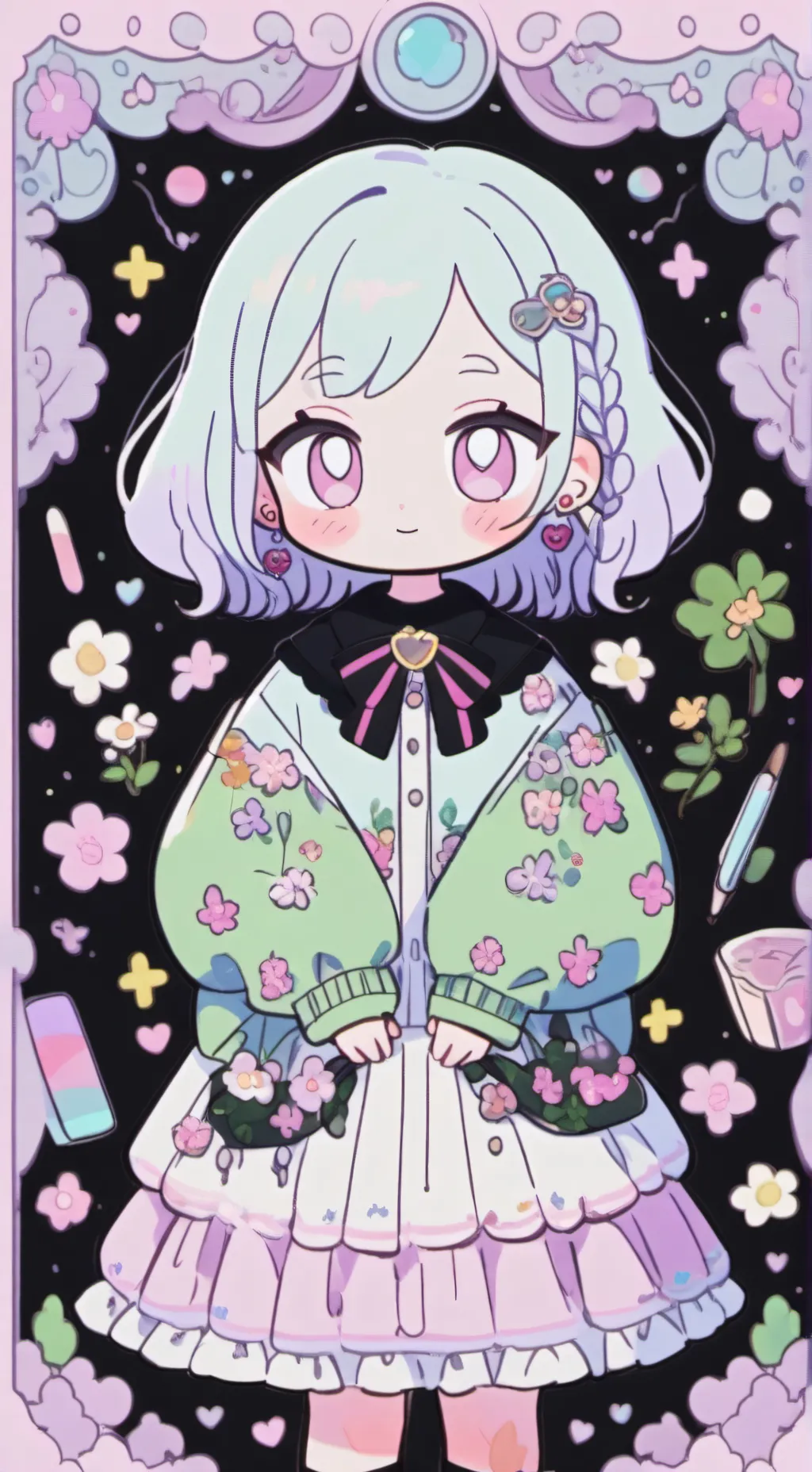 ai character: Katie  background