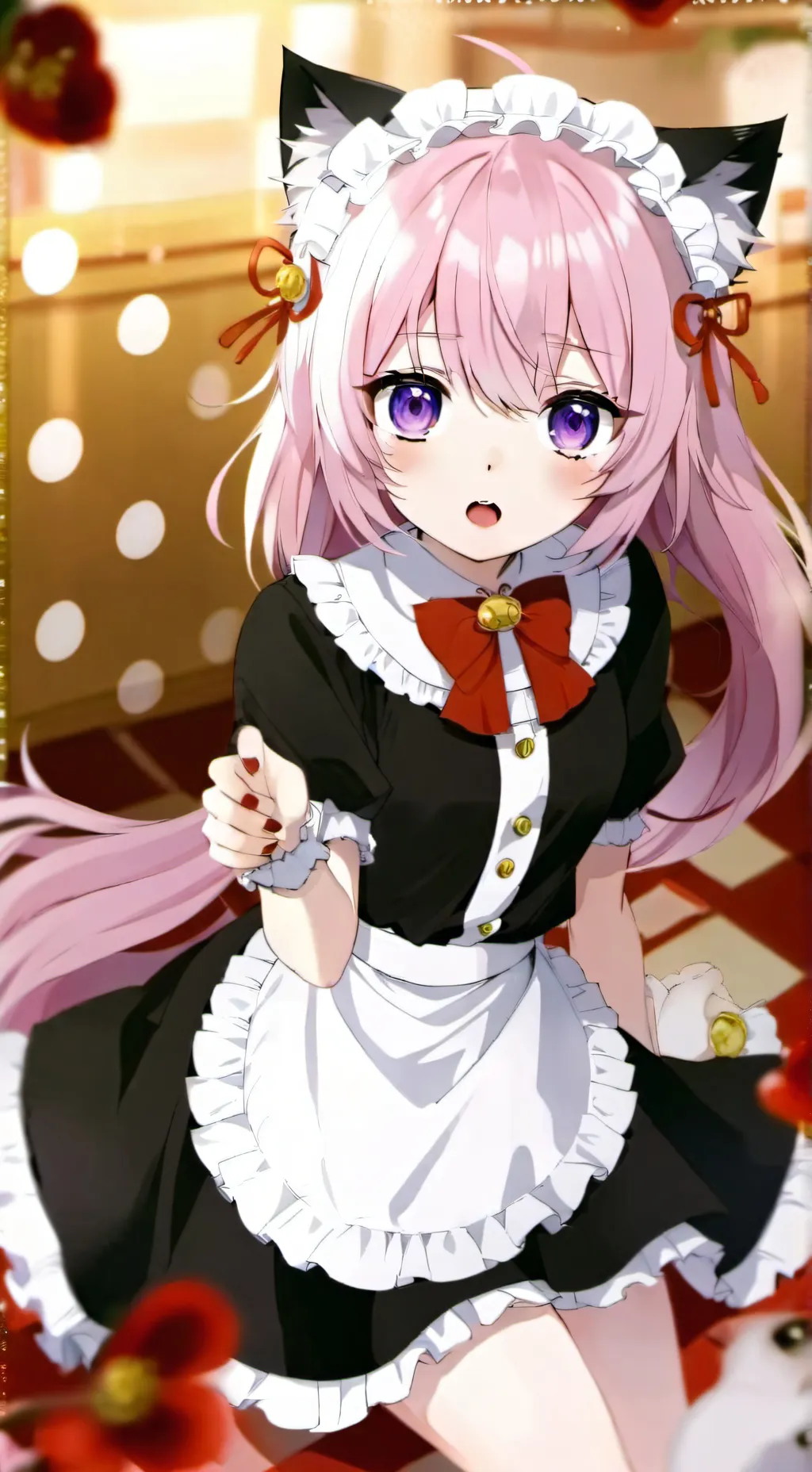 ai character: Blossom background
