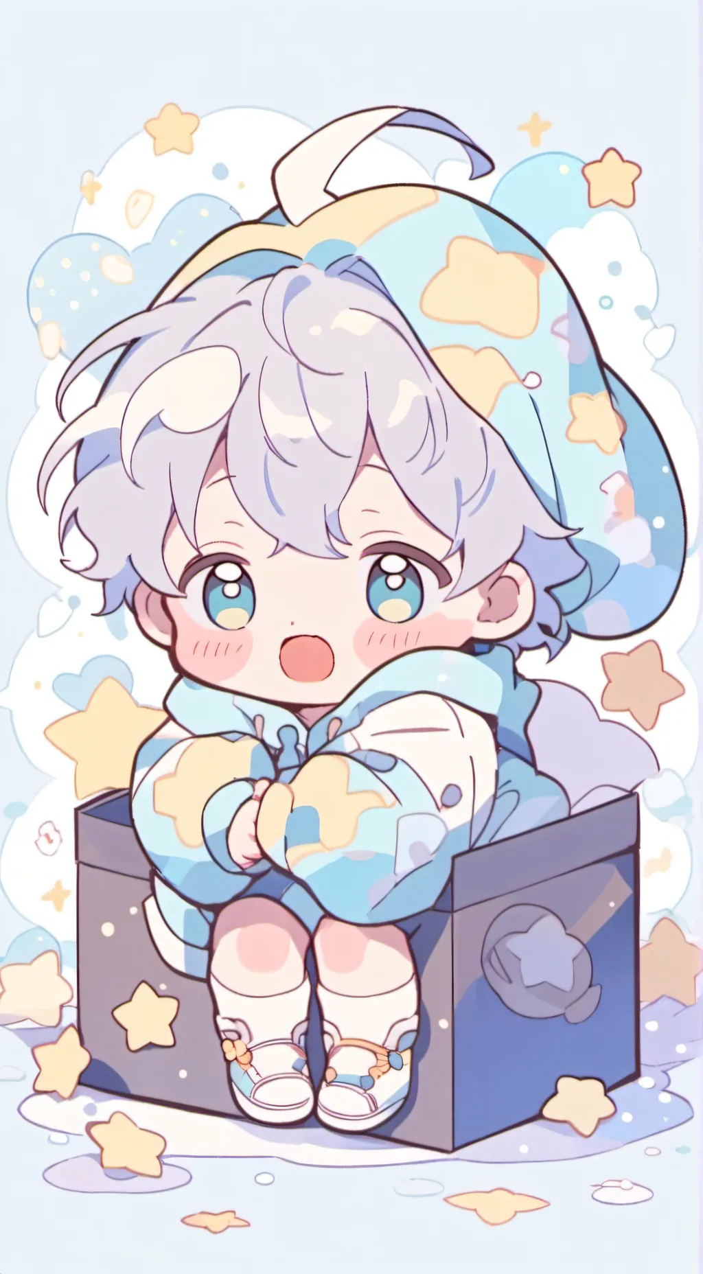 ai character: Cute Baby  background