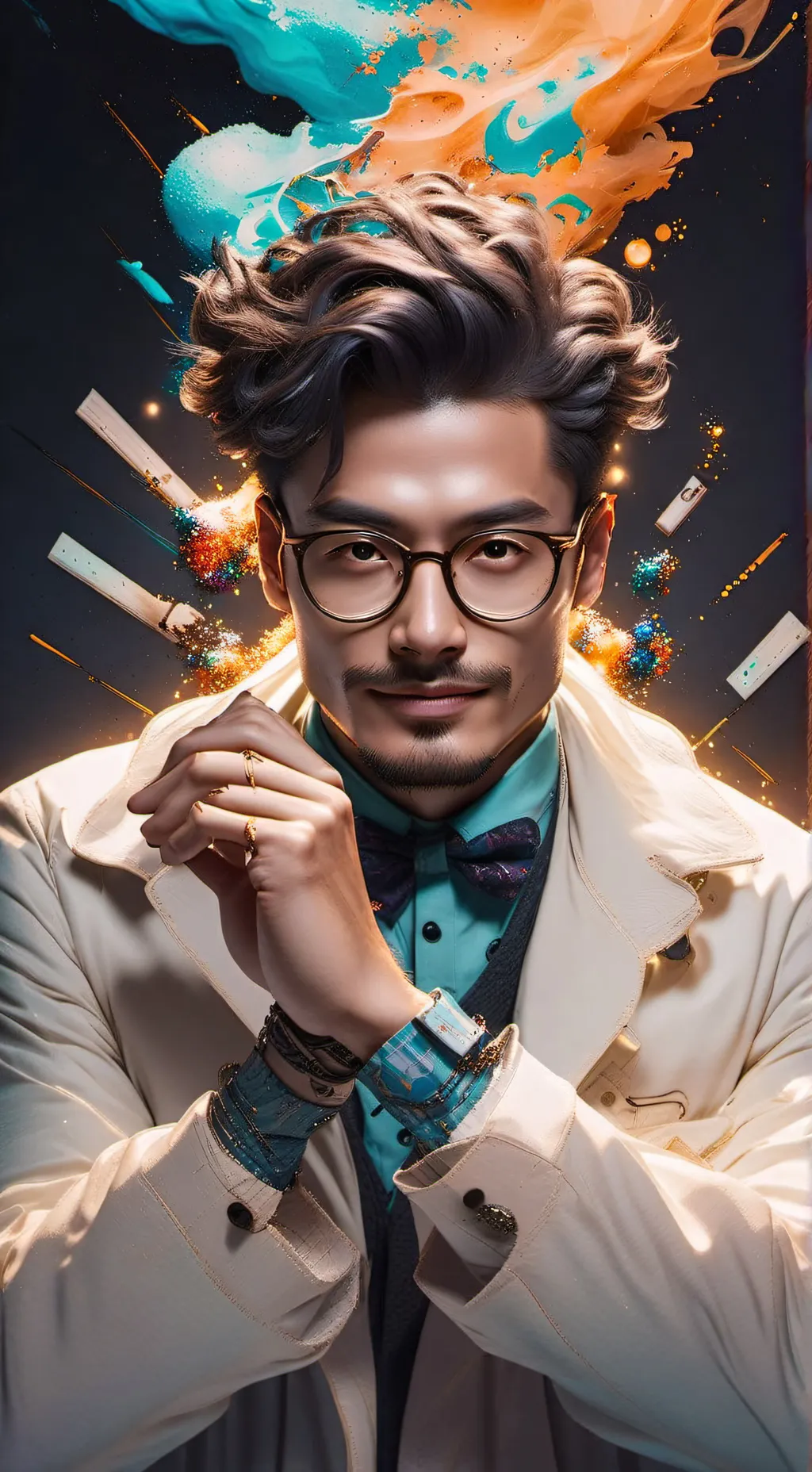 ai character: Dr. Skididoot Scoffs background