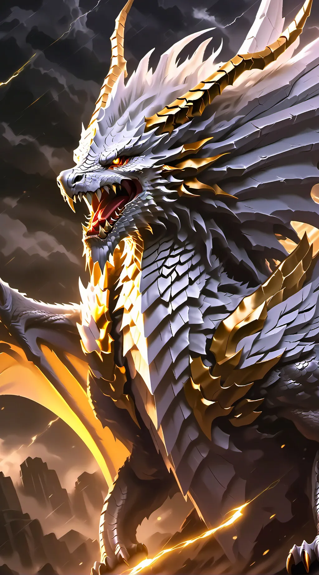 ai character: thunder background
