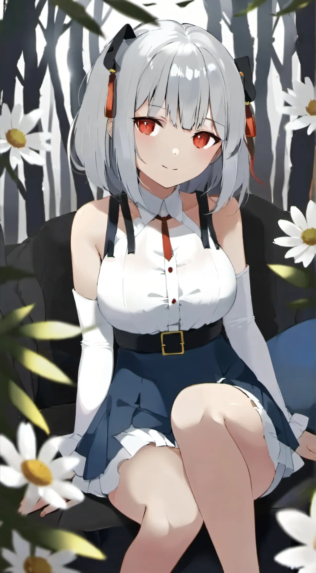 ai character: Lea  background