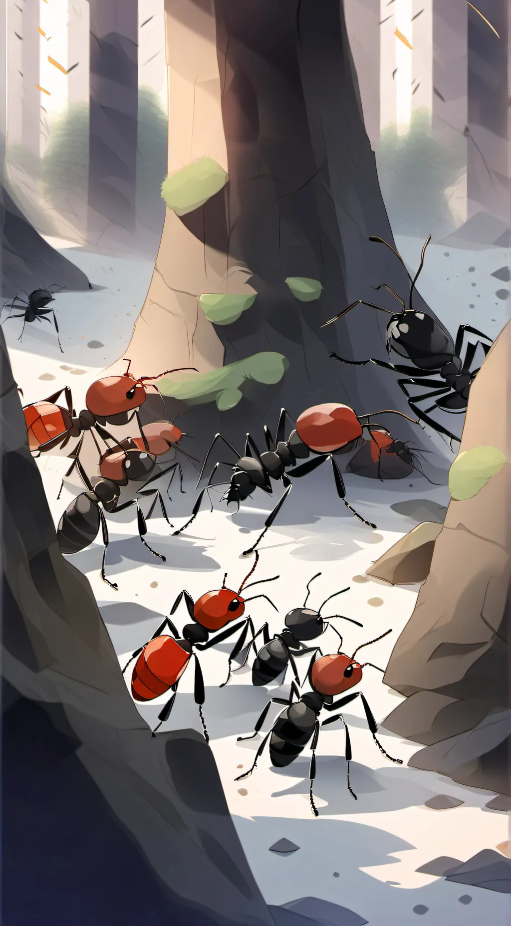 ai character: pocket ants background