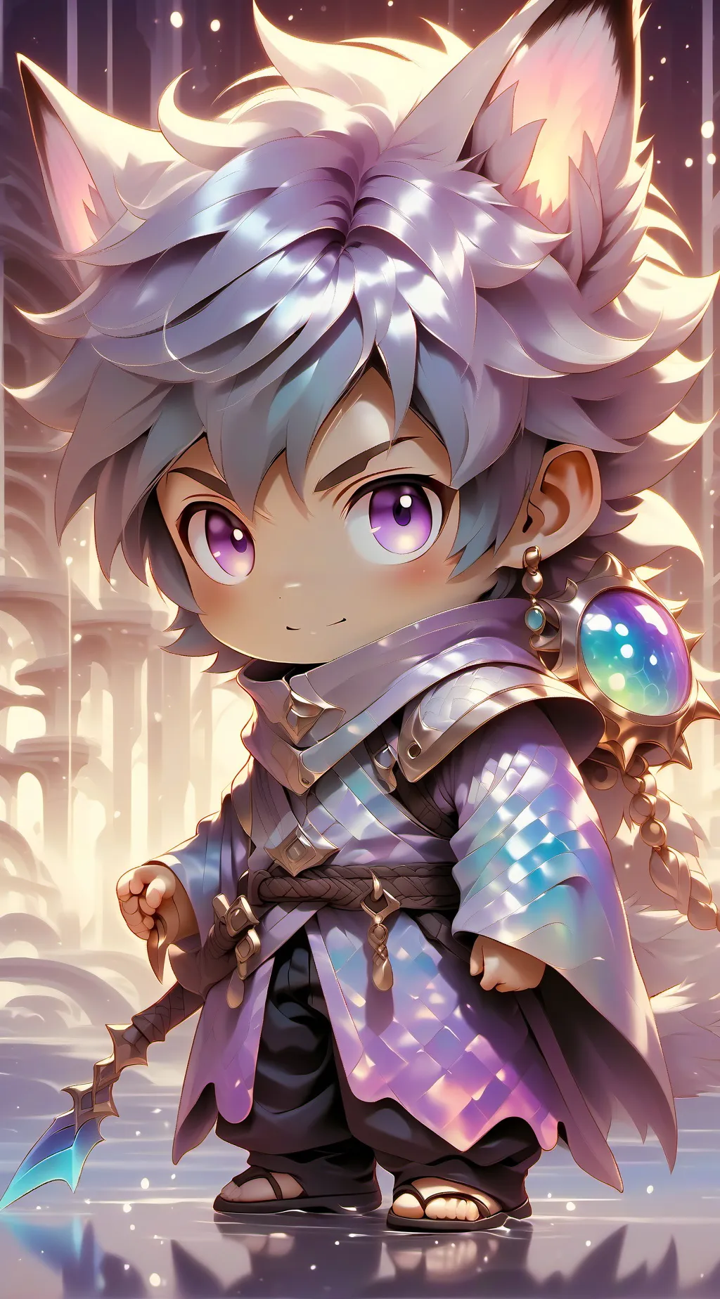 ai character: las Malvinas  background