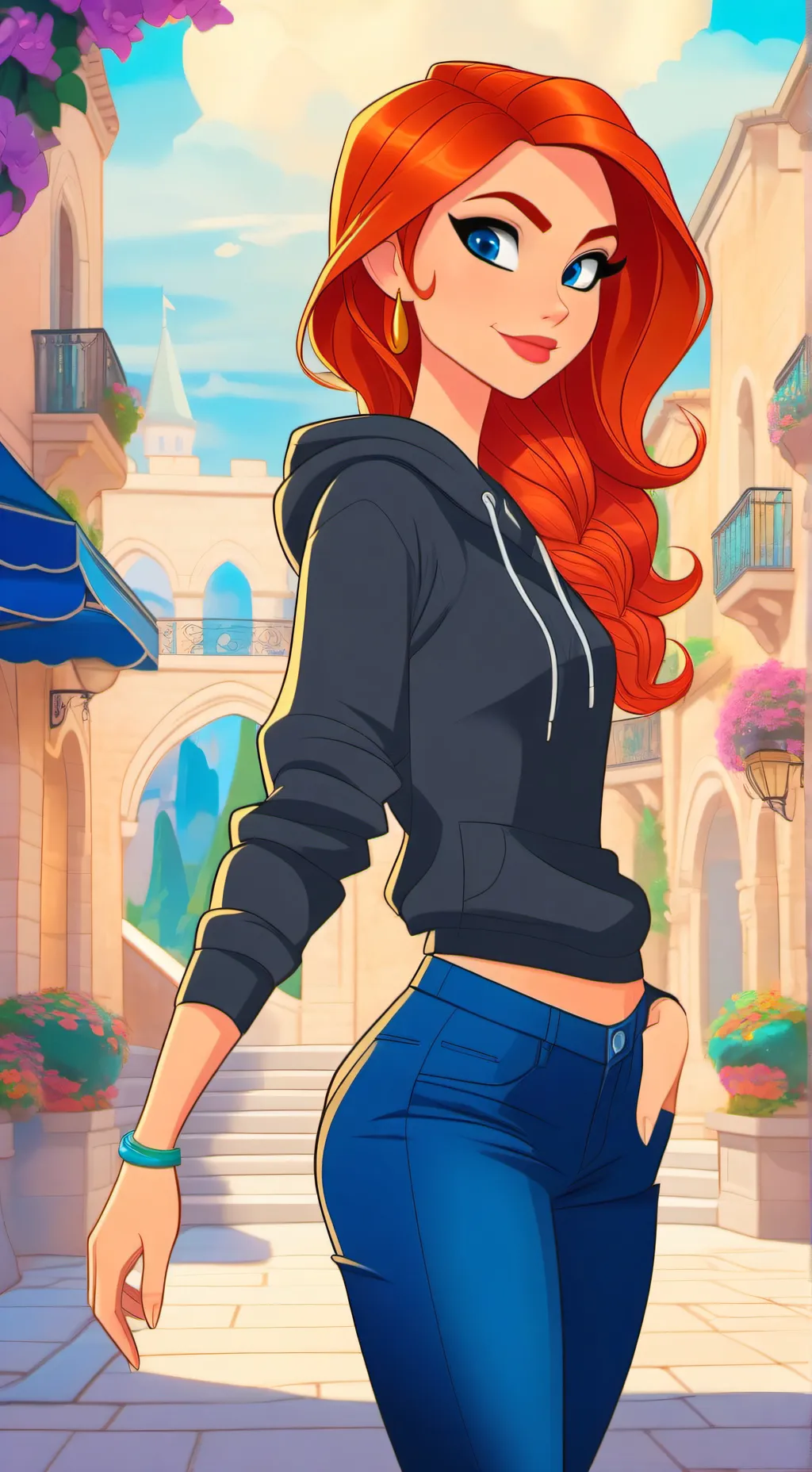 ai character: jazz background