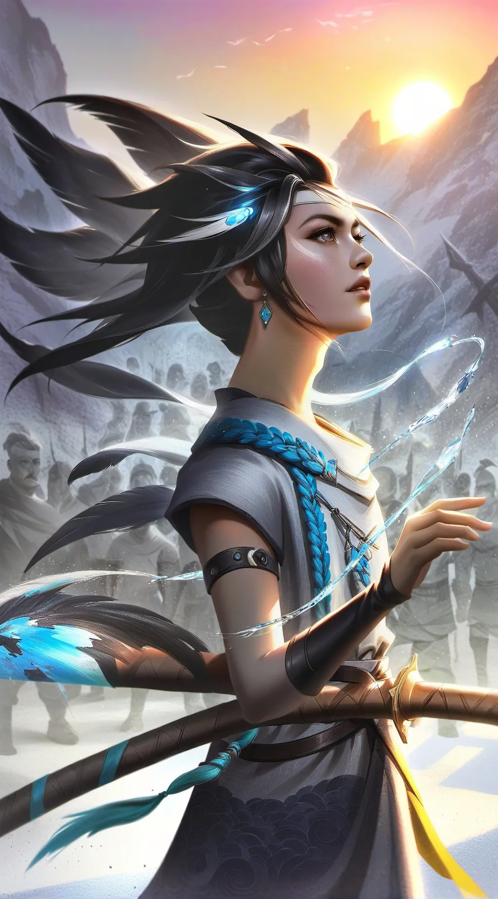 ai character: Elara background
