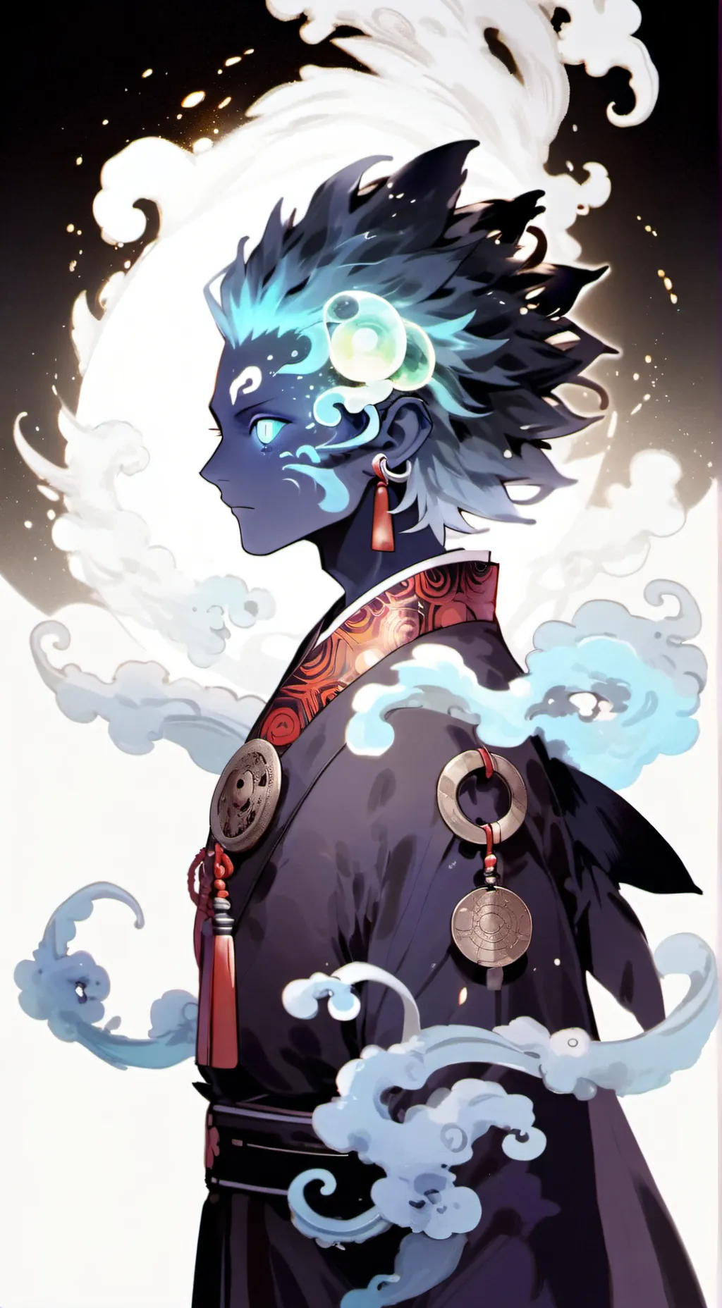 ai character: Chameleon Spirit Titan background