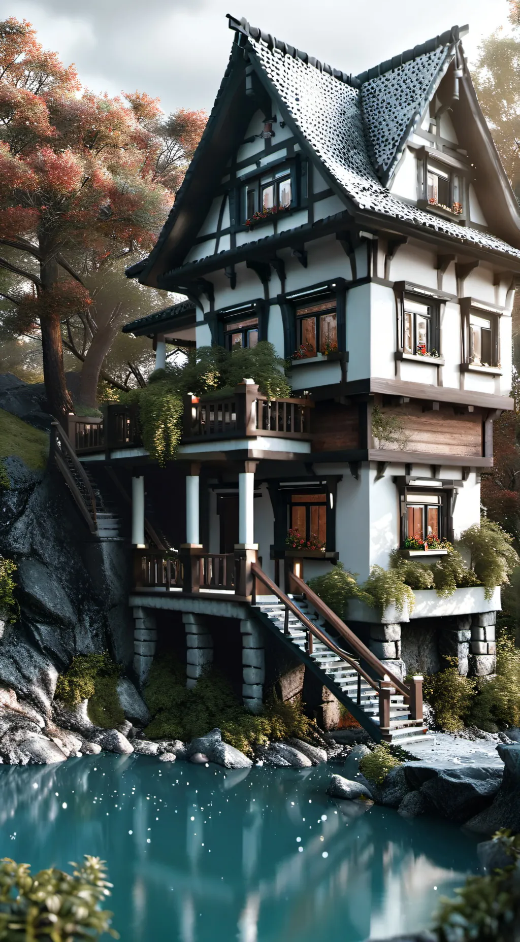 ai character: New House background