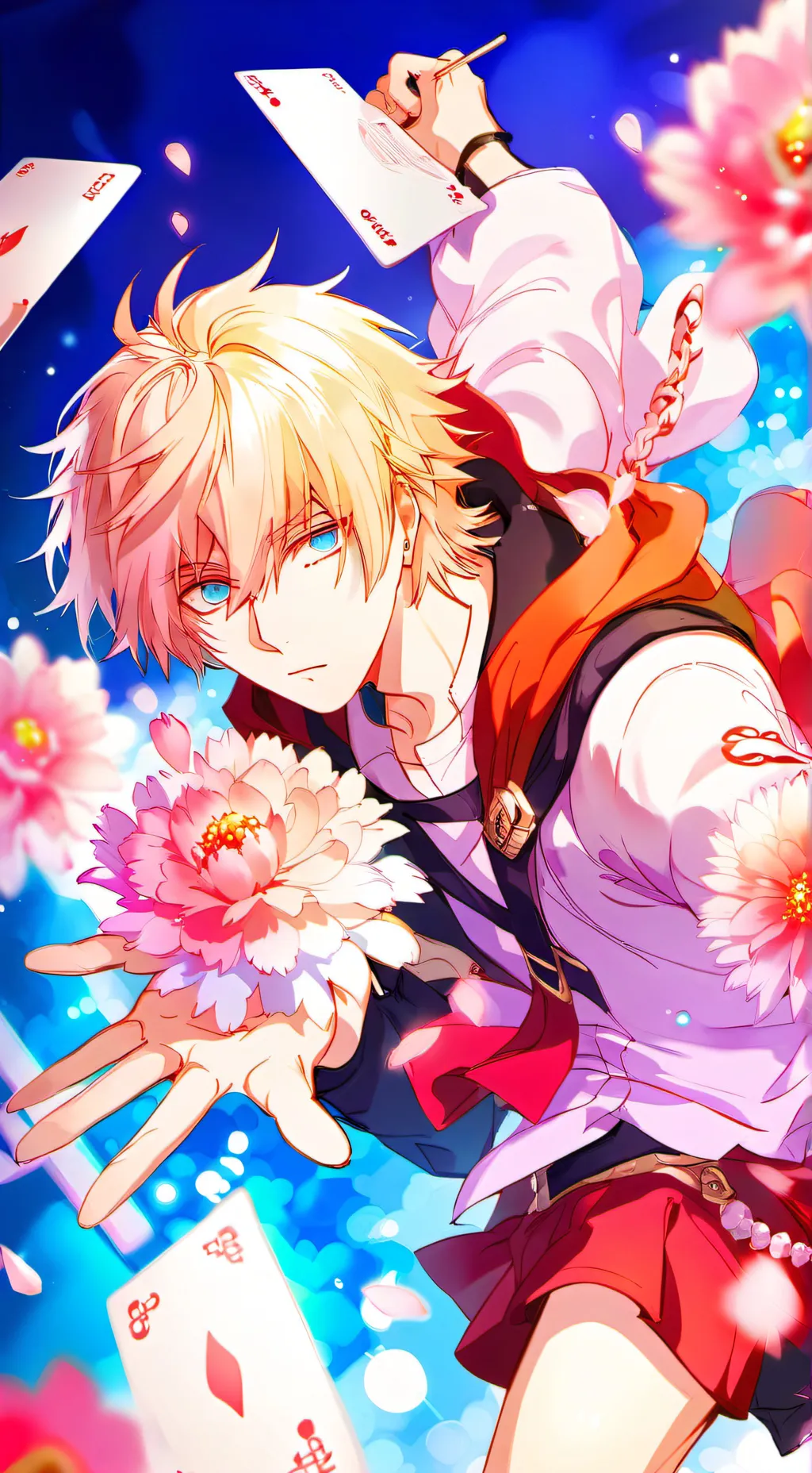 ai character: baku X deku X todo background