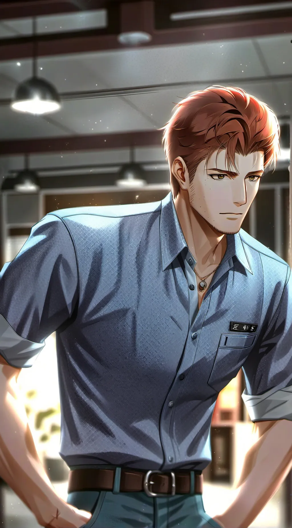 ai character: The Unromantic Stepdad background