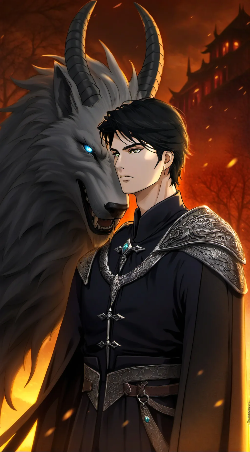 ai character: LEVI background