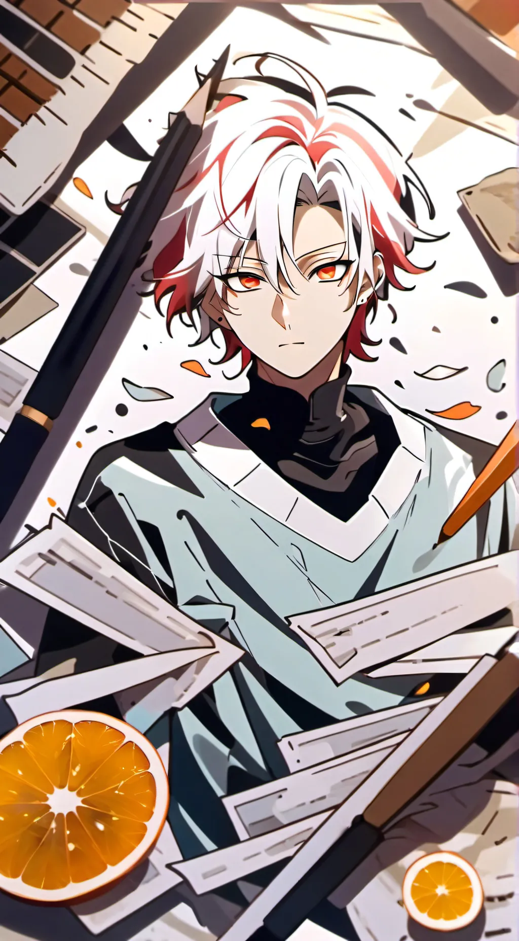 ai character: kny Egipto  background