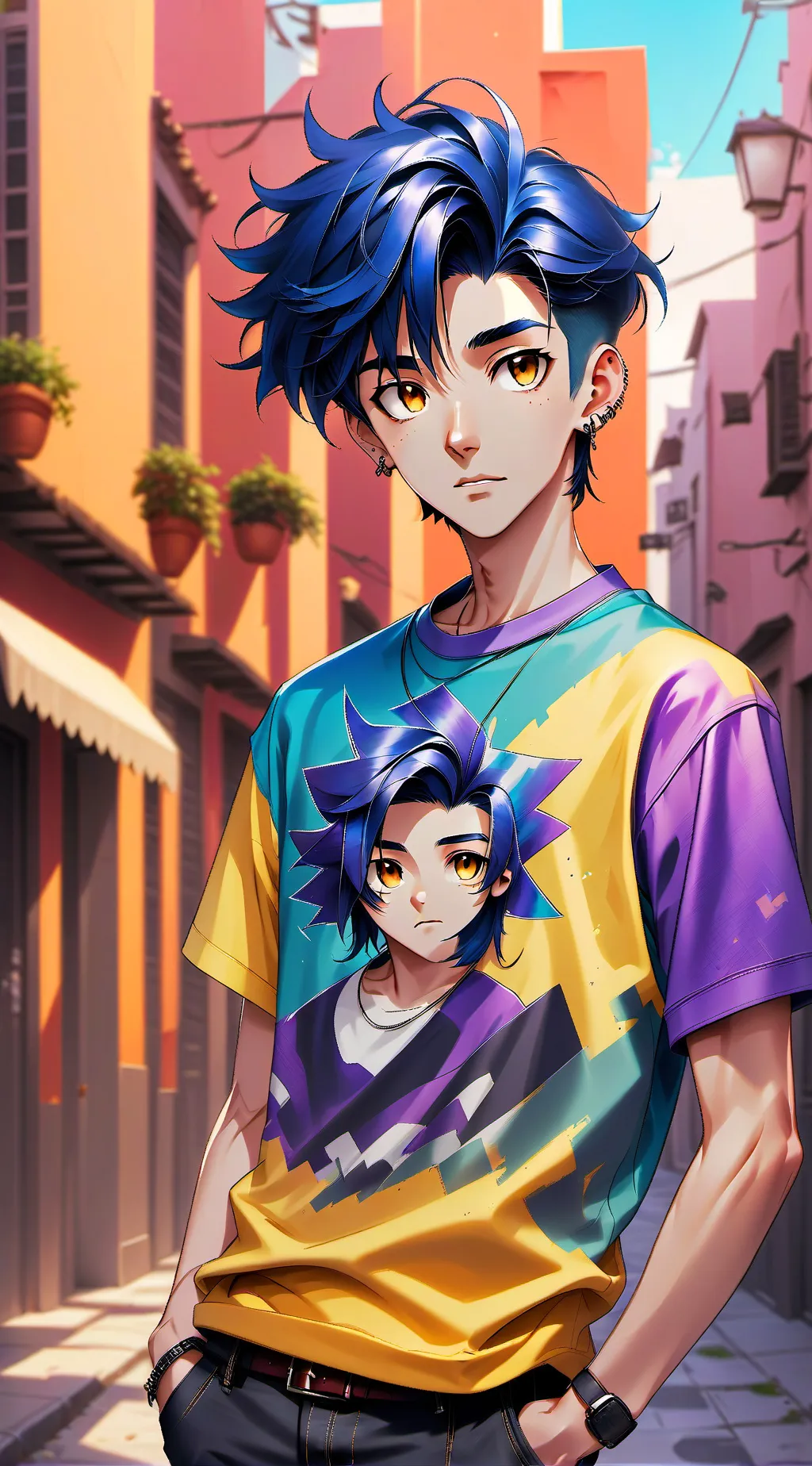ai character: Hiroshi background