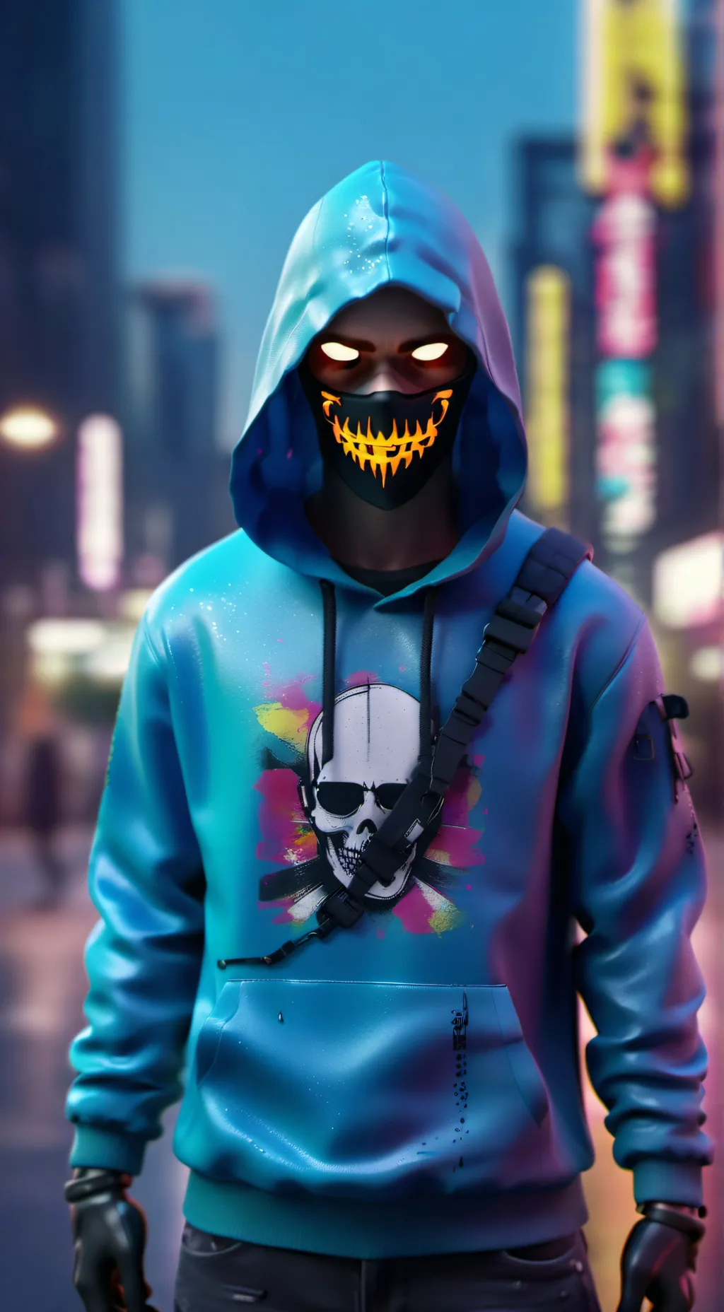 ai character: make me say no background