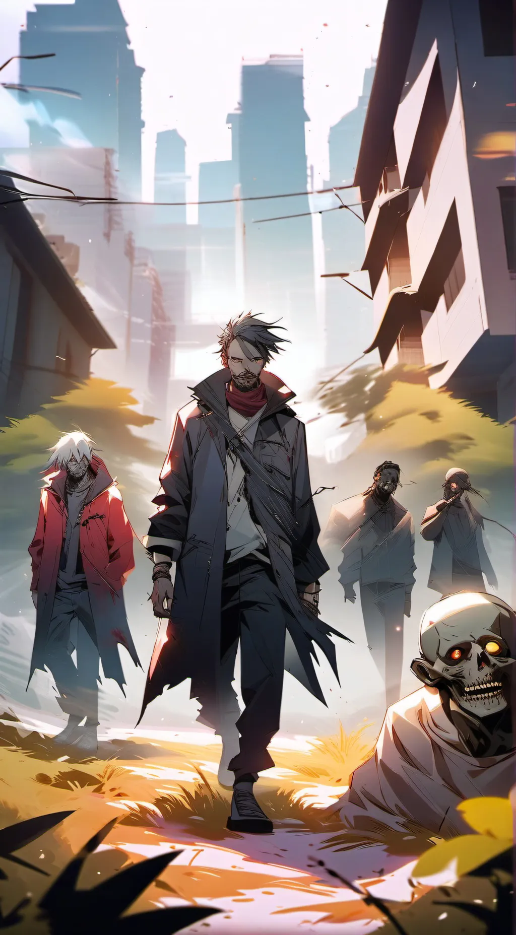 ai character: Zombie Simulator background
