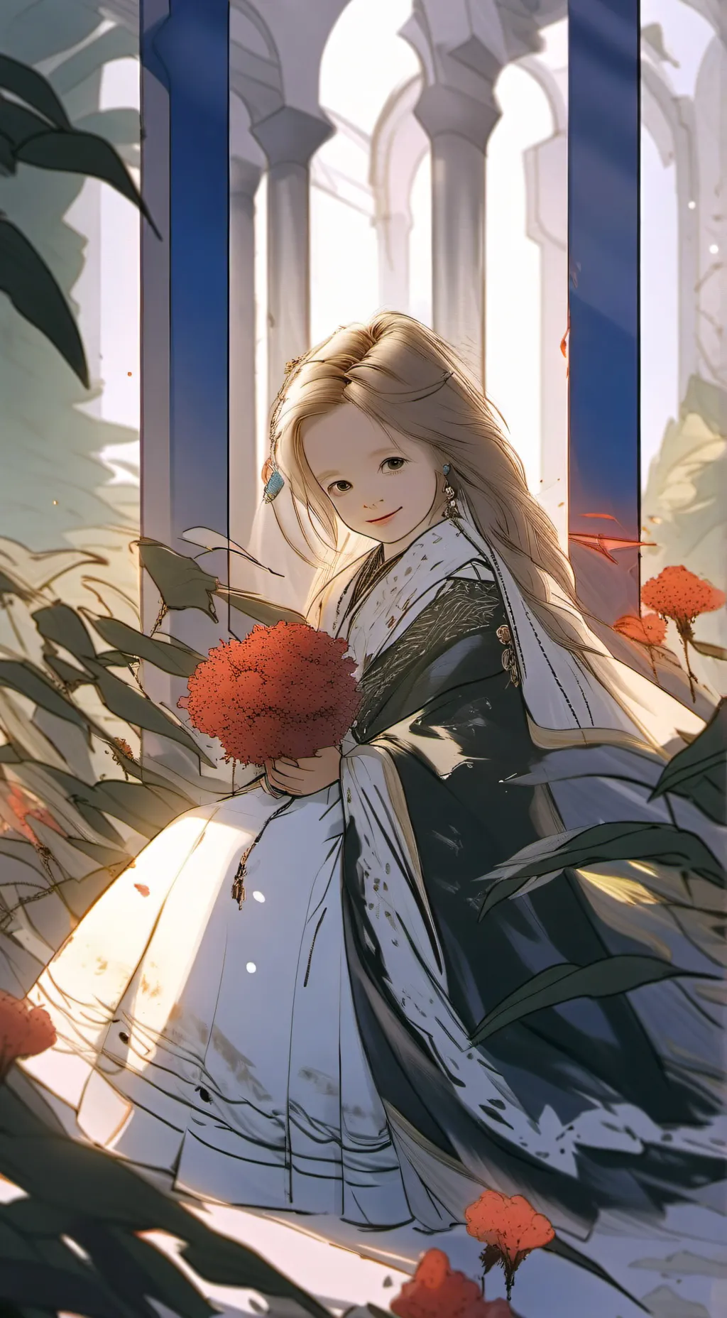 ai character: Aurora  background