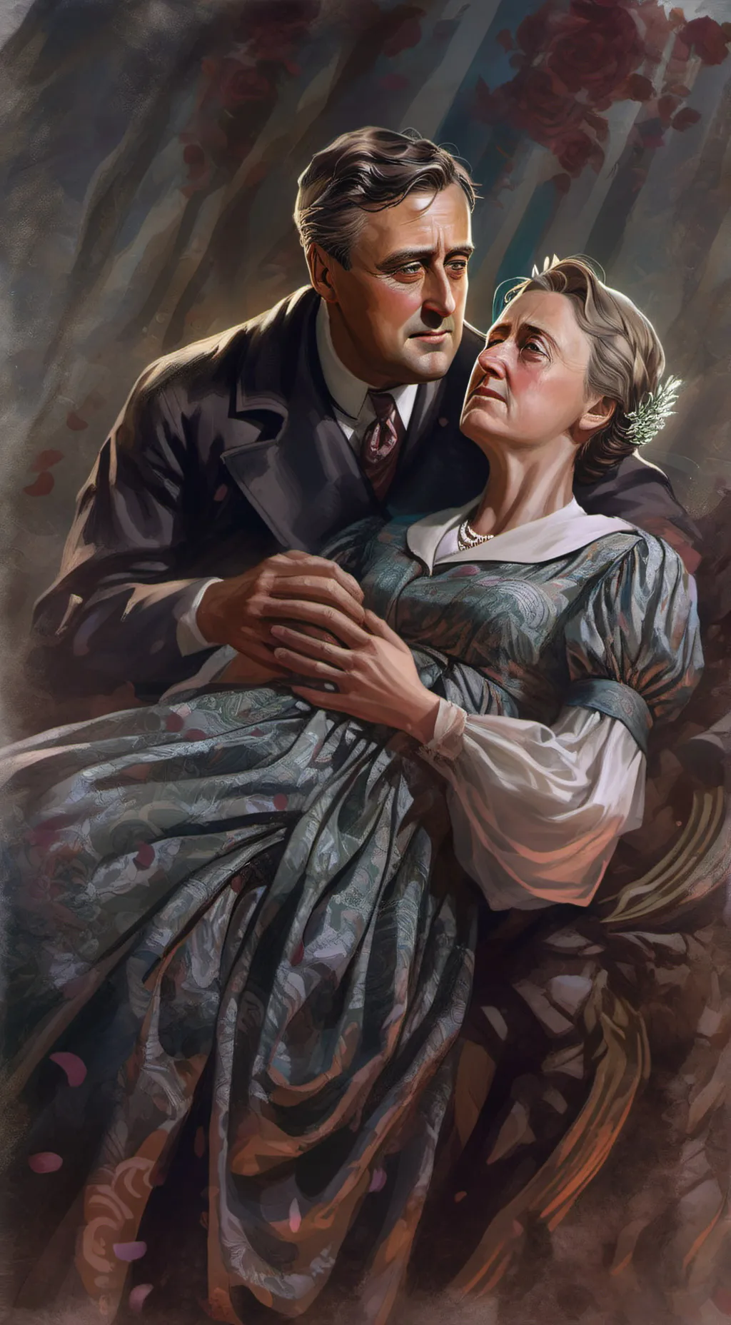 ai character: Eleanor Roosevelt  background