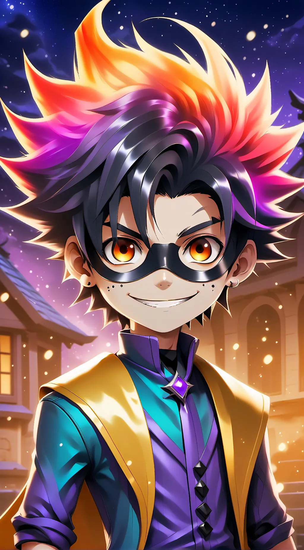 ai character: Gojo Satoru background