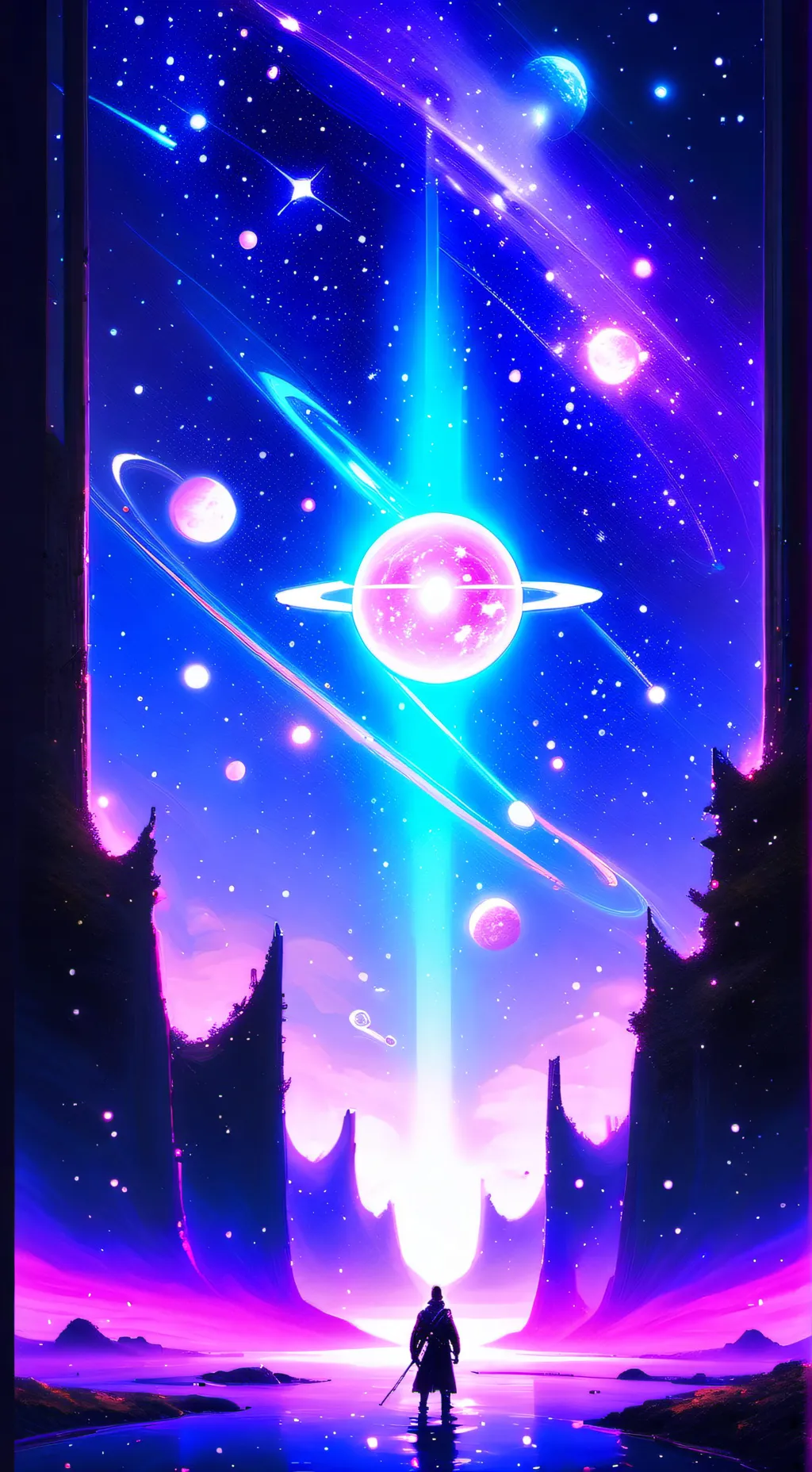 ai character: Kuromi React to background