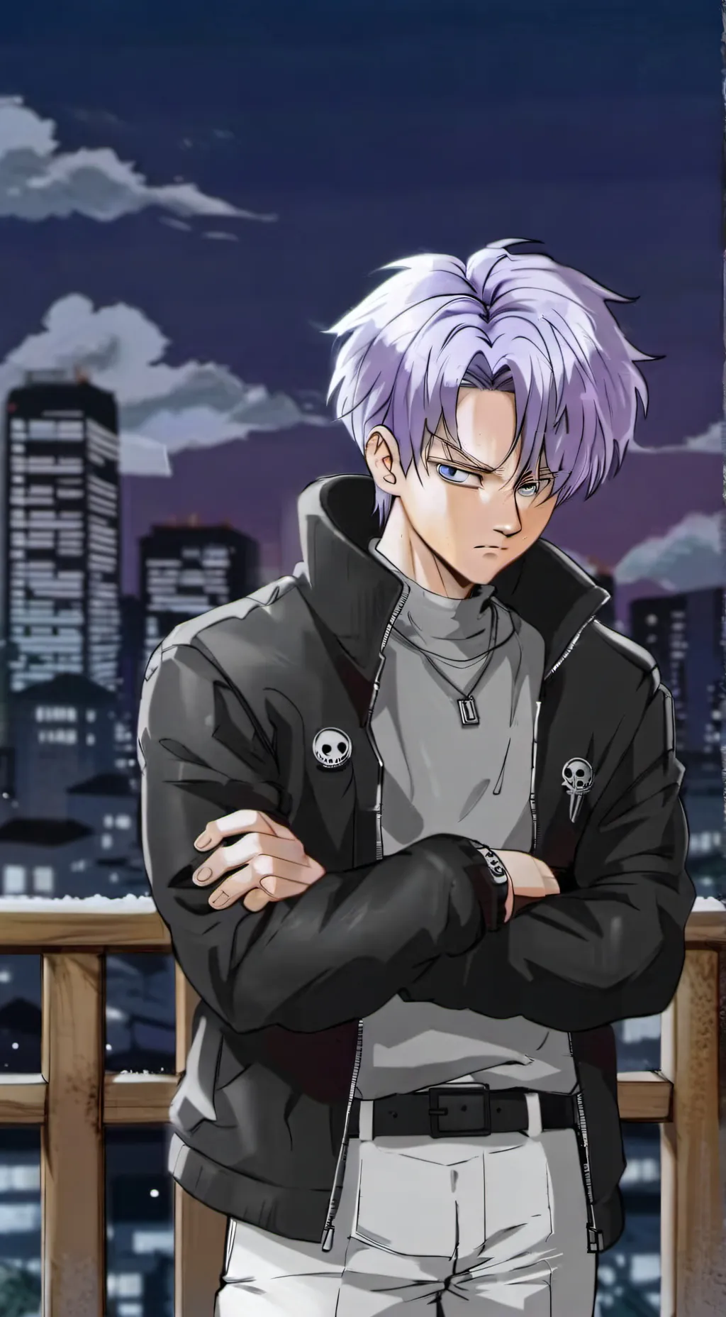 ai character: Trunks background