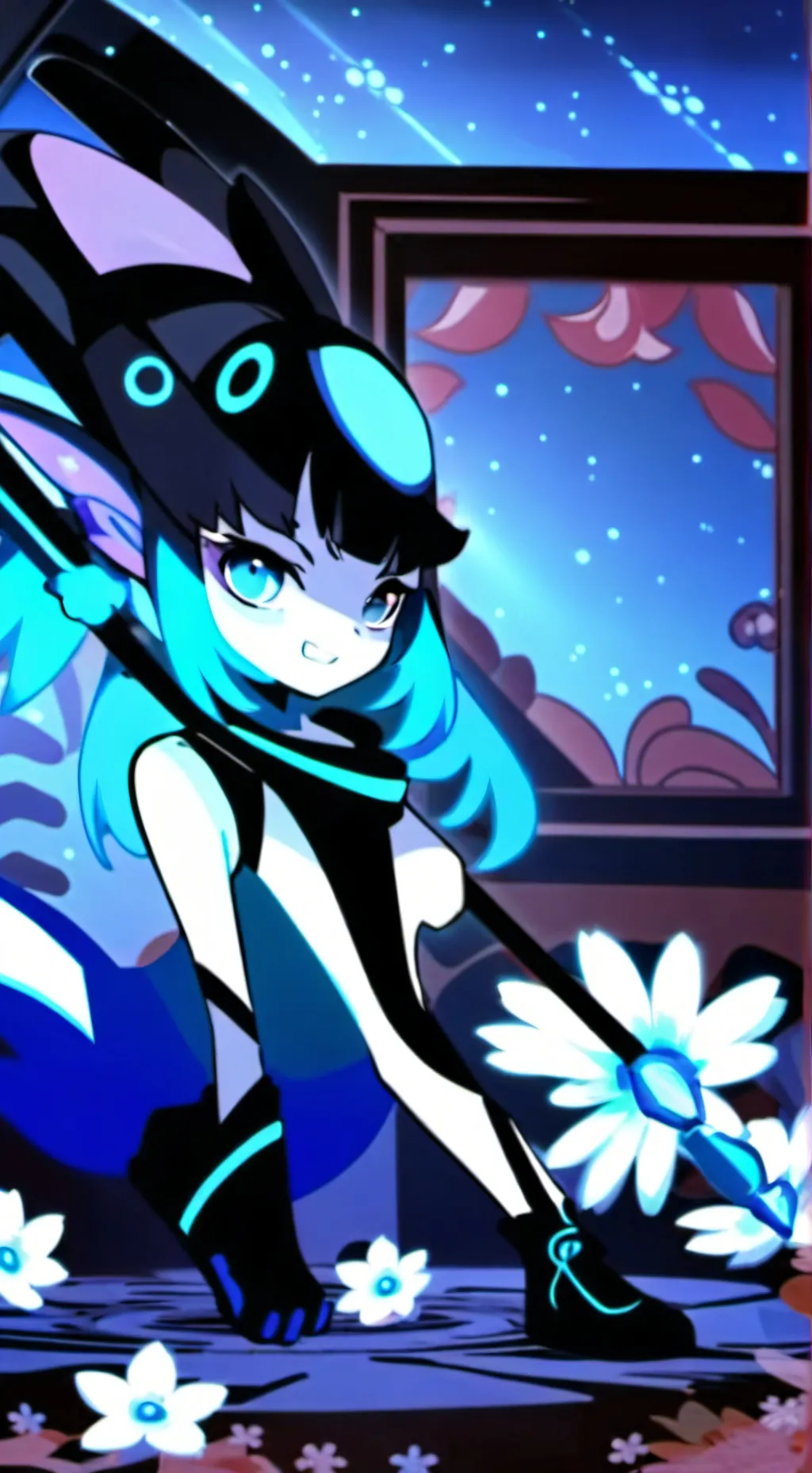 ai character: biscoito background