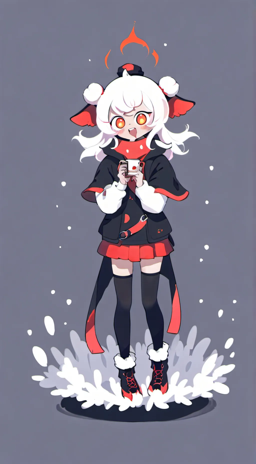 ai character: Apple Candy Cookie background
