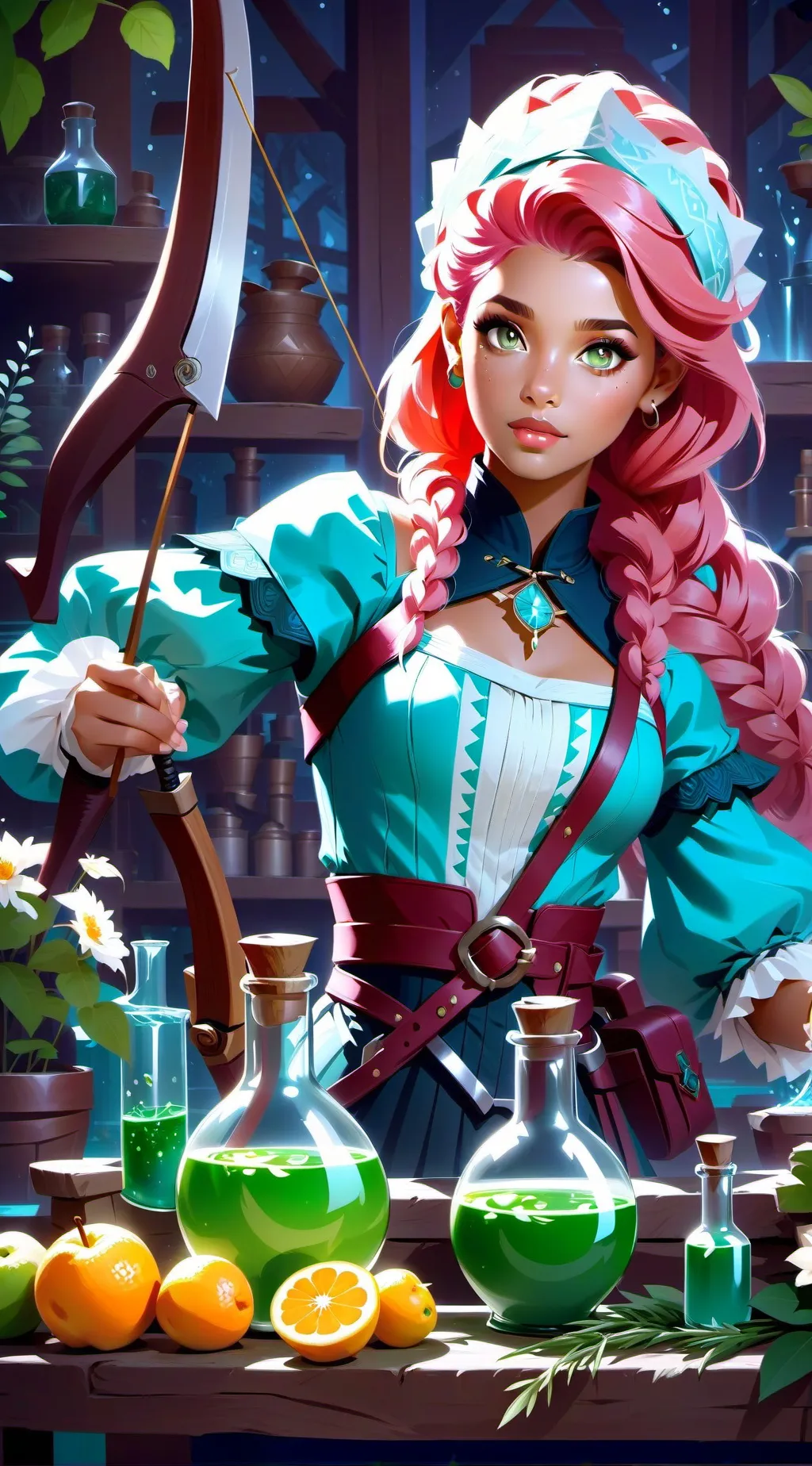 ai character: 🌻Blossom Meadows🌼 background