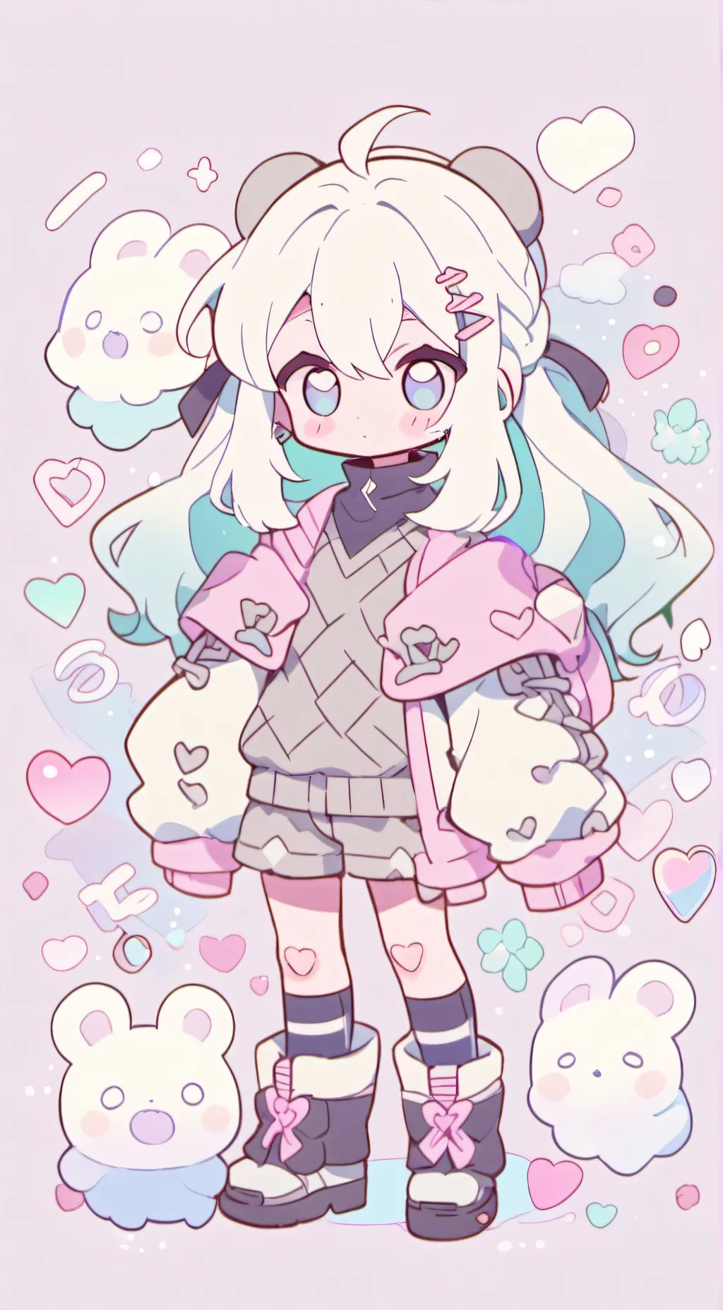 ai character: mha without Jacket background