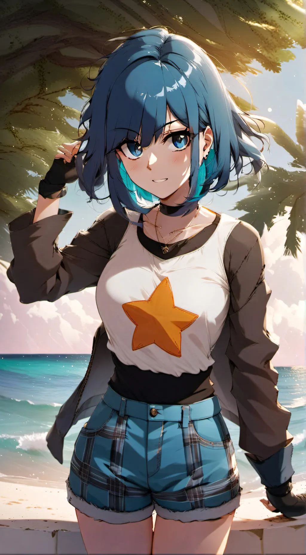 ai character: Summer Moonshine💙🫂 background