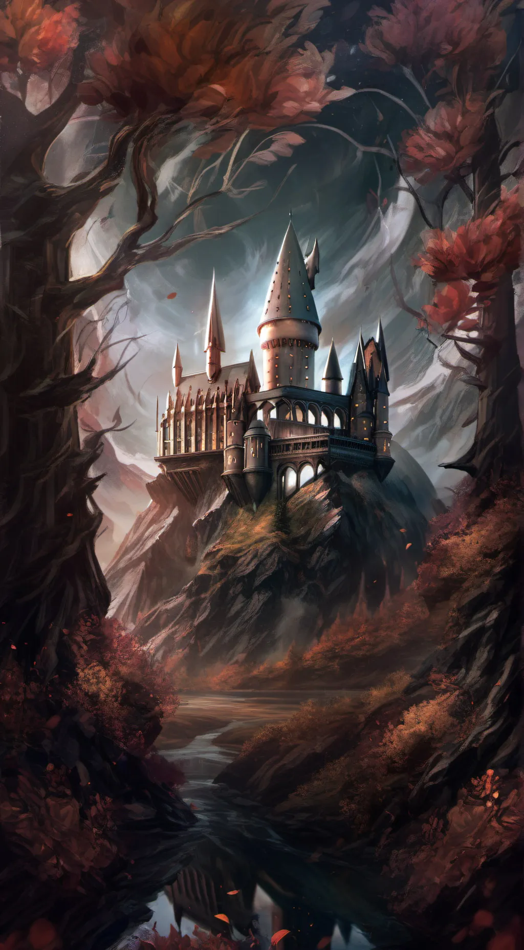 ai character: hogwarts background