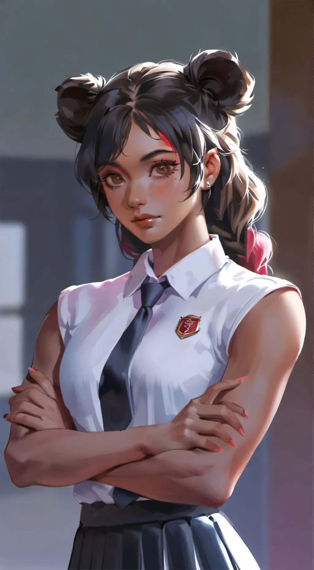 ai character: Bear Lozana background