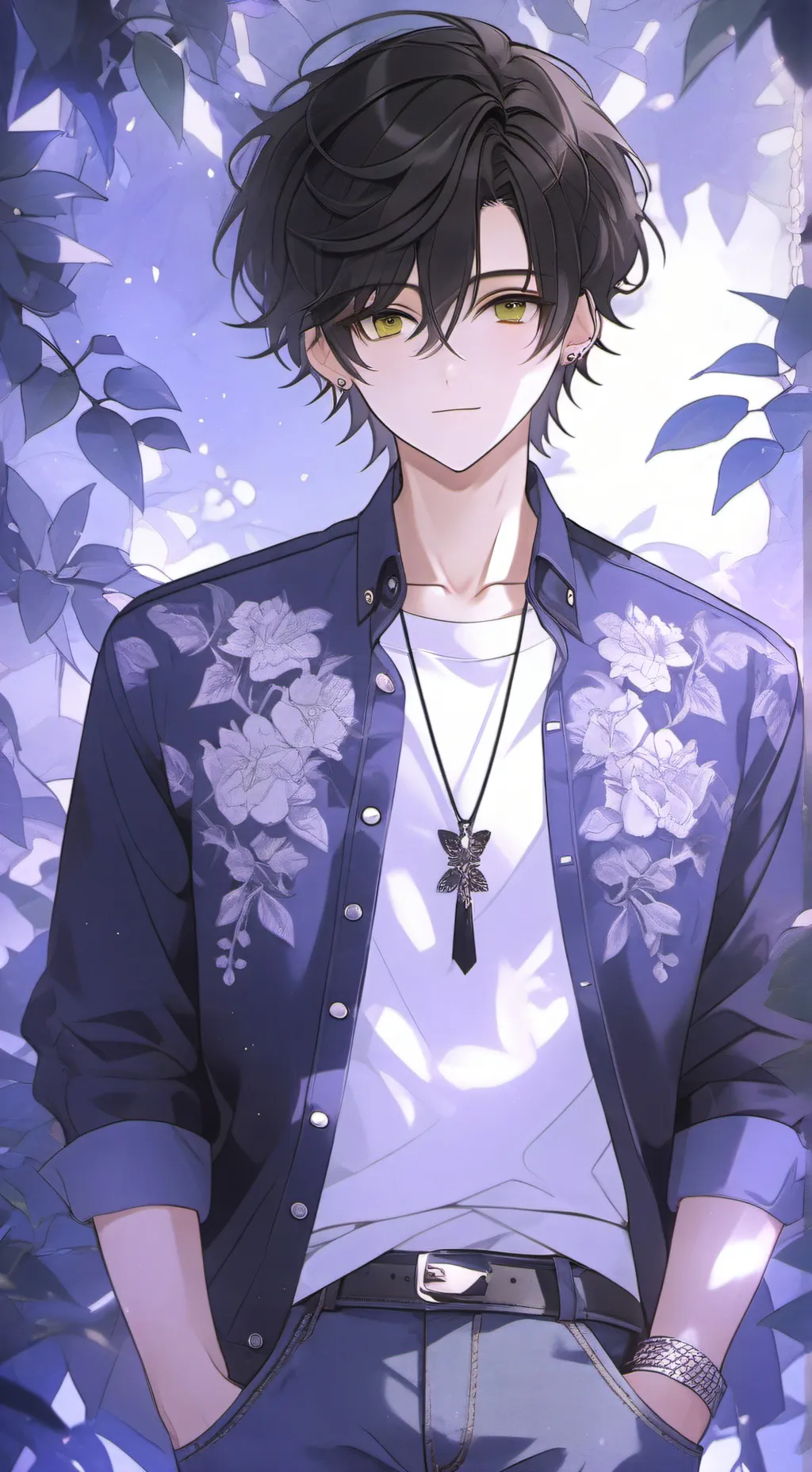 ai character: evan background