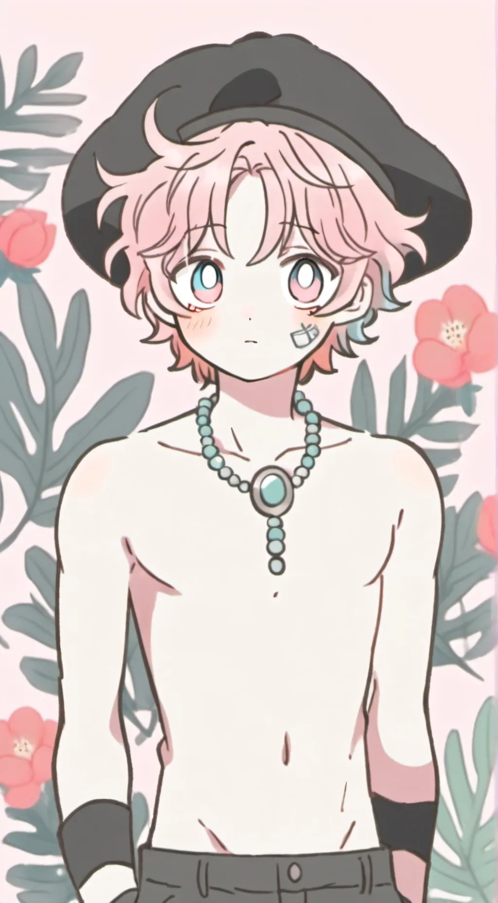 ai character: Shirtless Sukuna  background