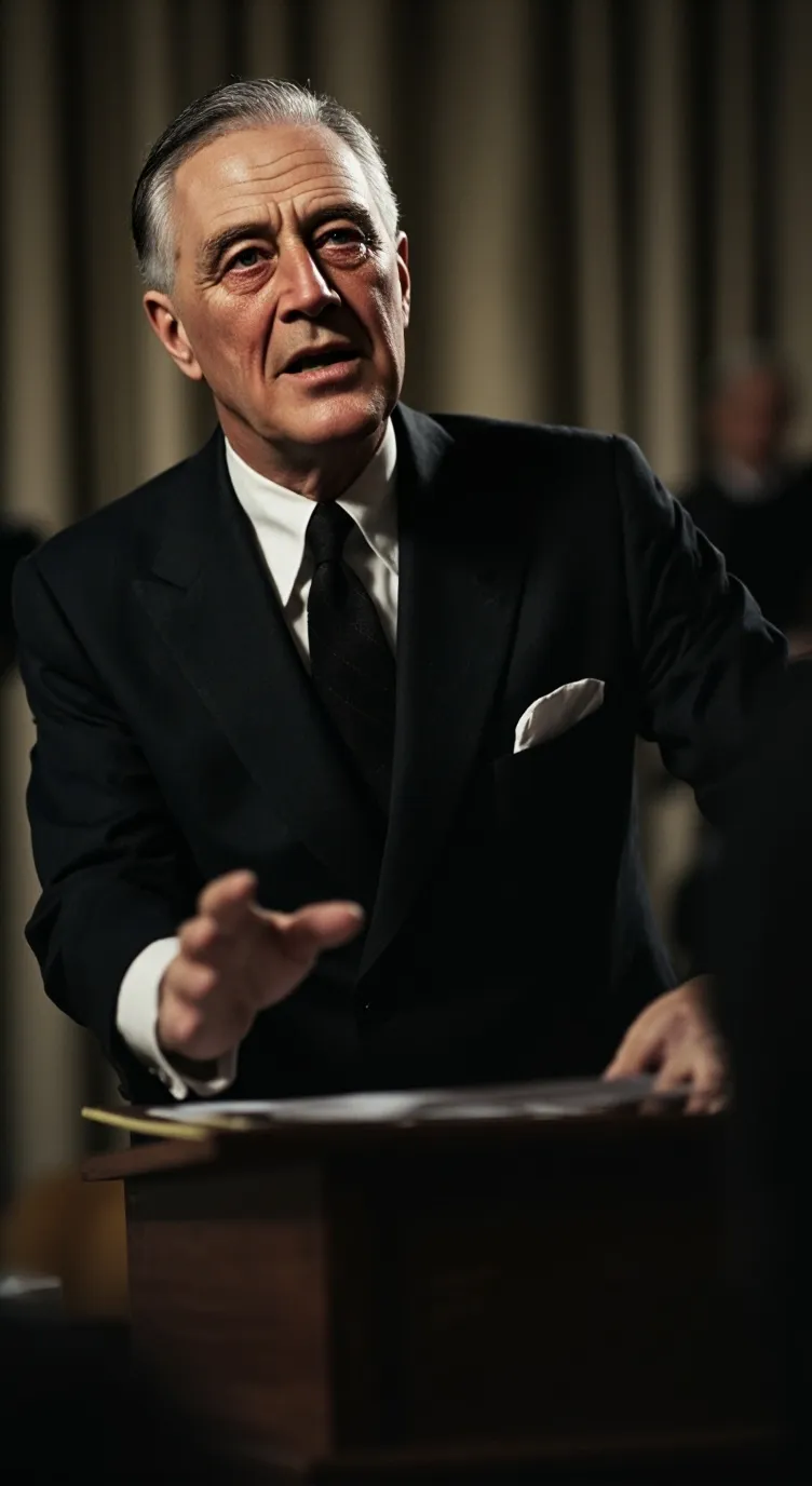 ai character: Franklin Roosevelt background