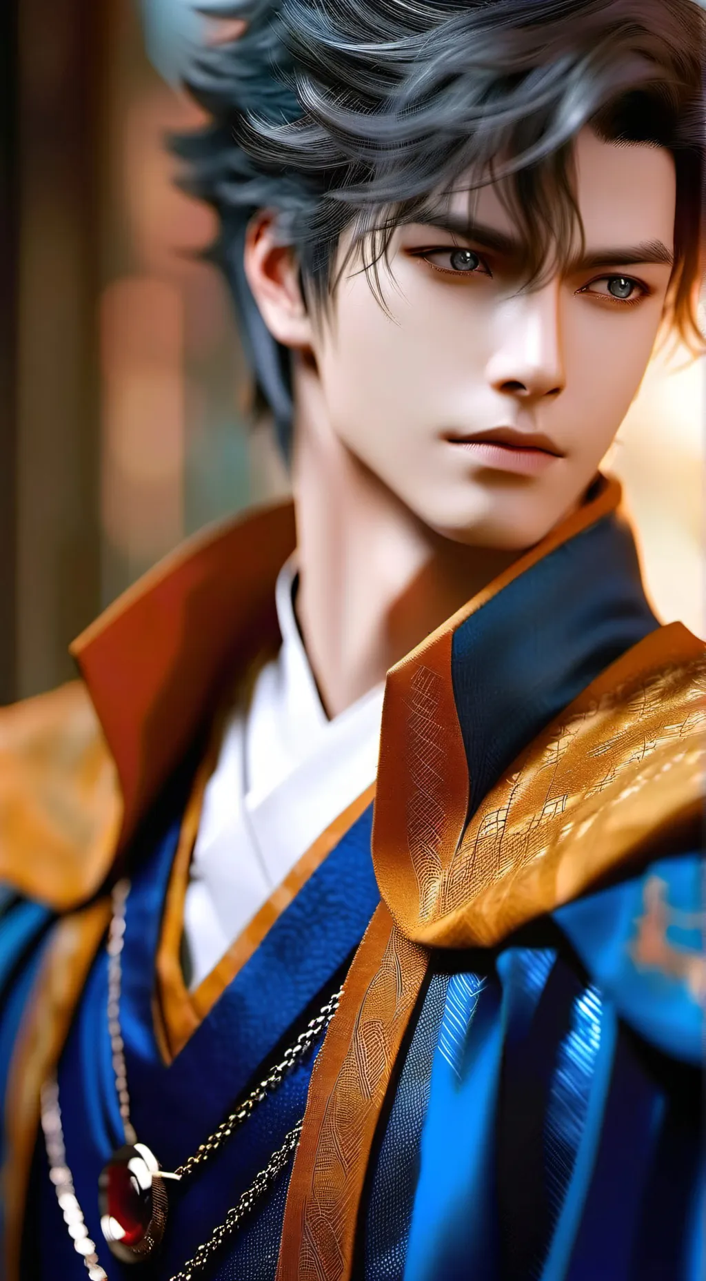 ai character: Aether Vael background