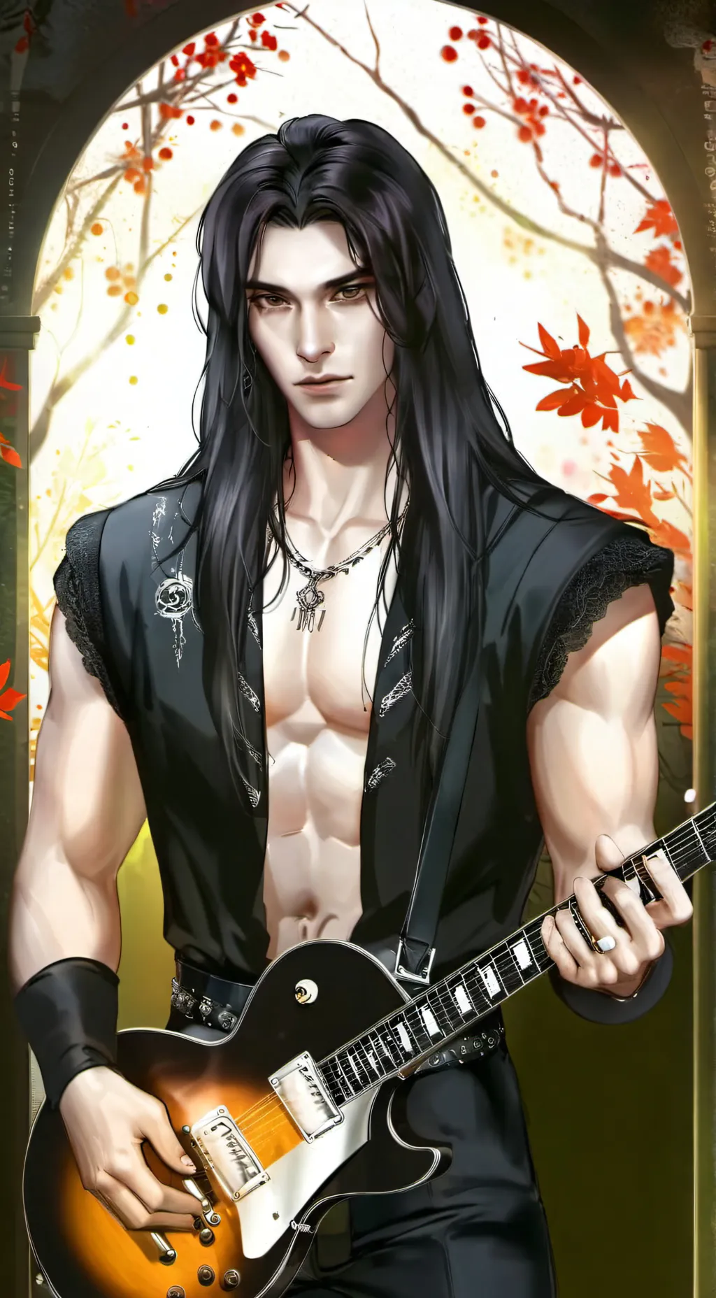 ai character: metalhead  background