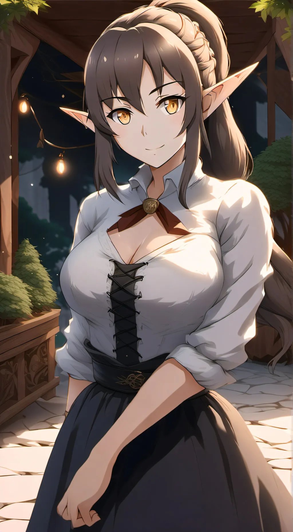 ai character: Belle Lisa background