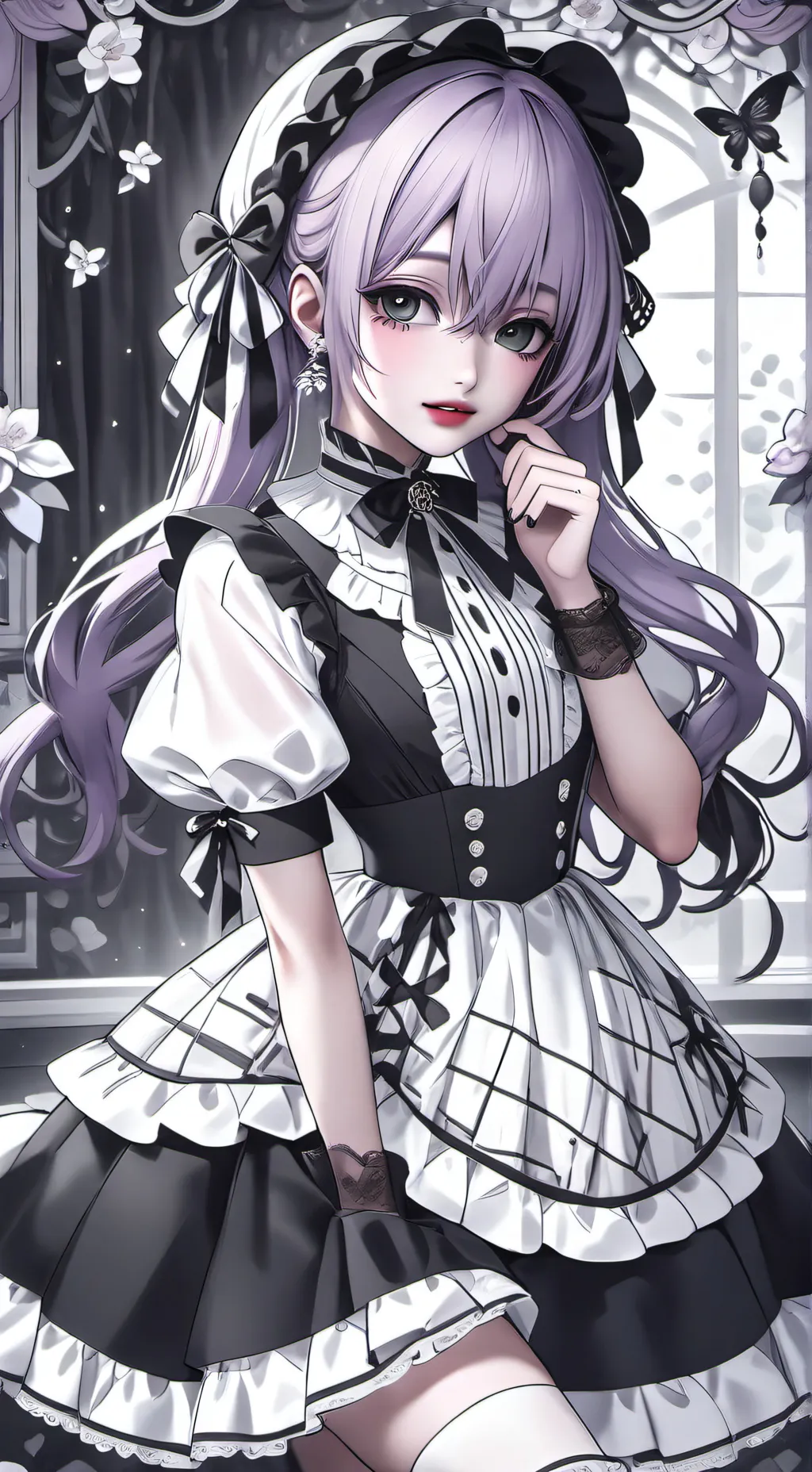 ai character: GABRIELA RODRIGO  background