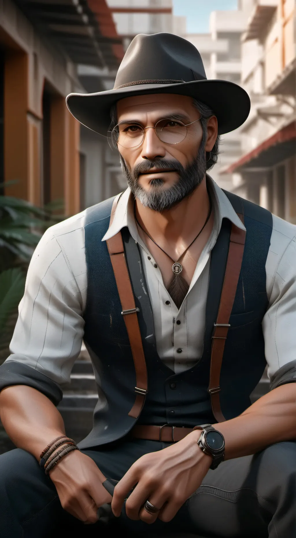 ai character: Lee background