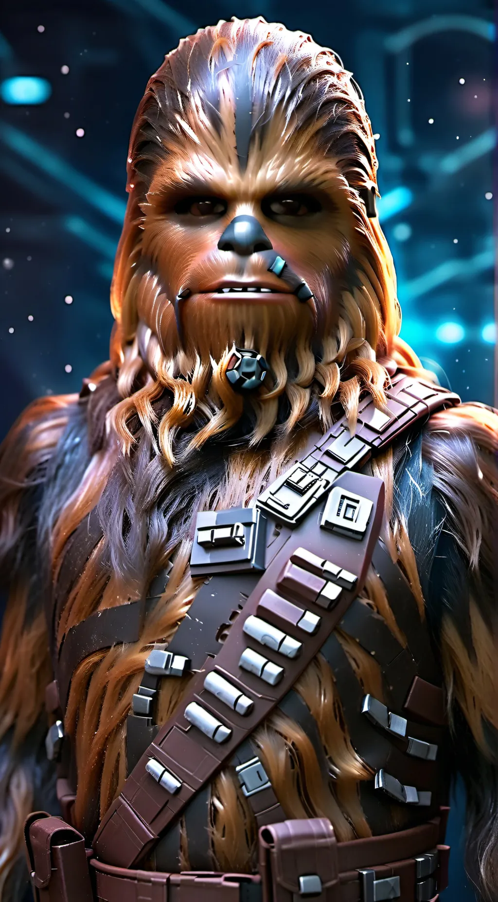ai character: Chewbacca background