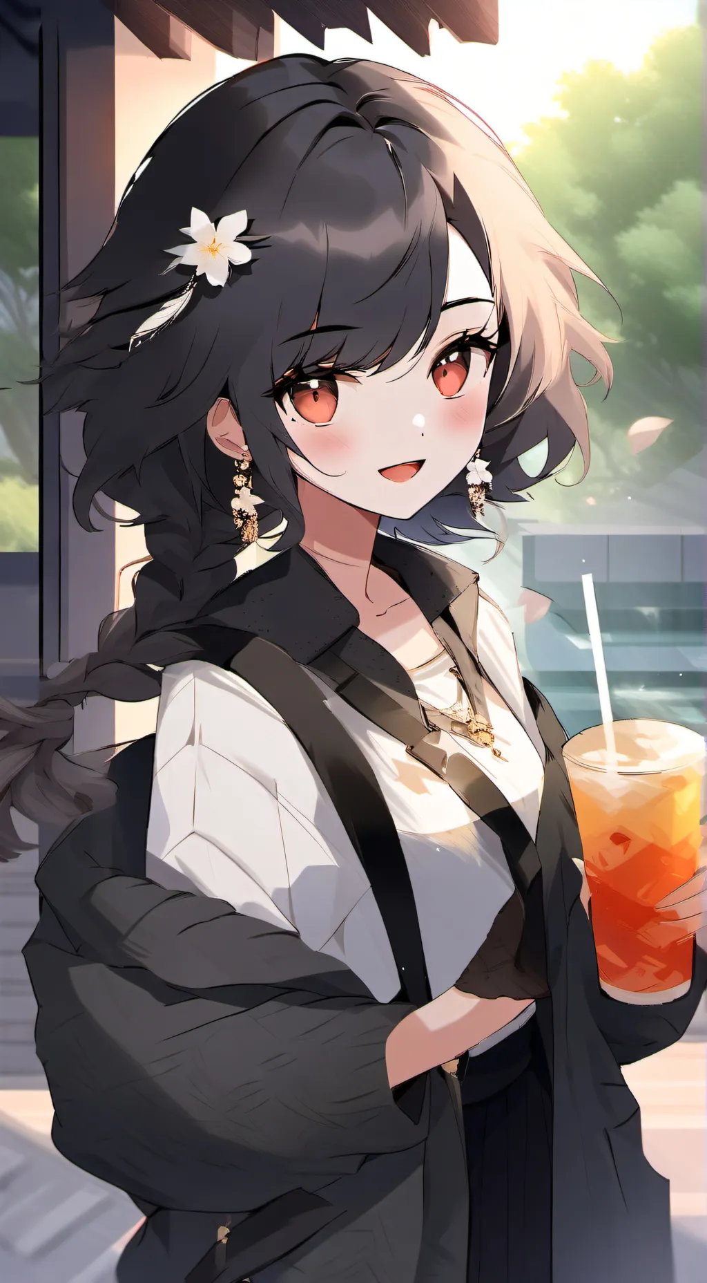 ai character: Thea background