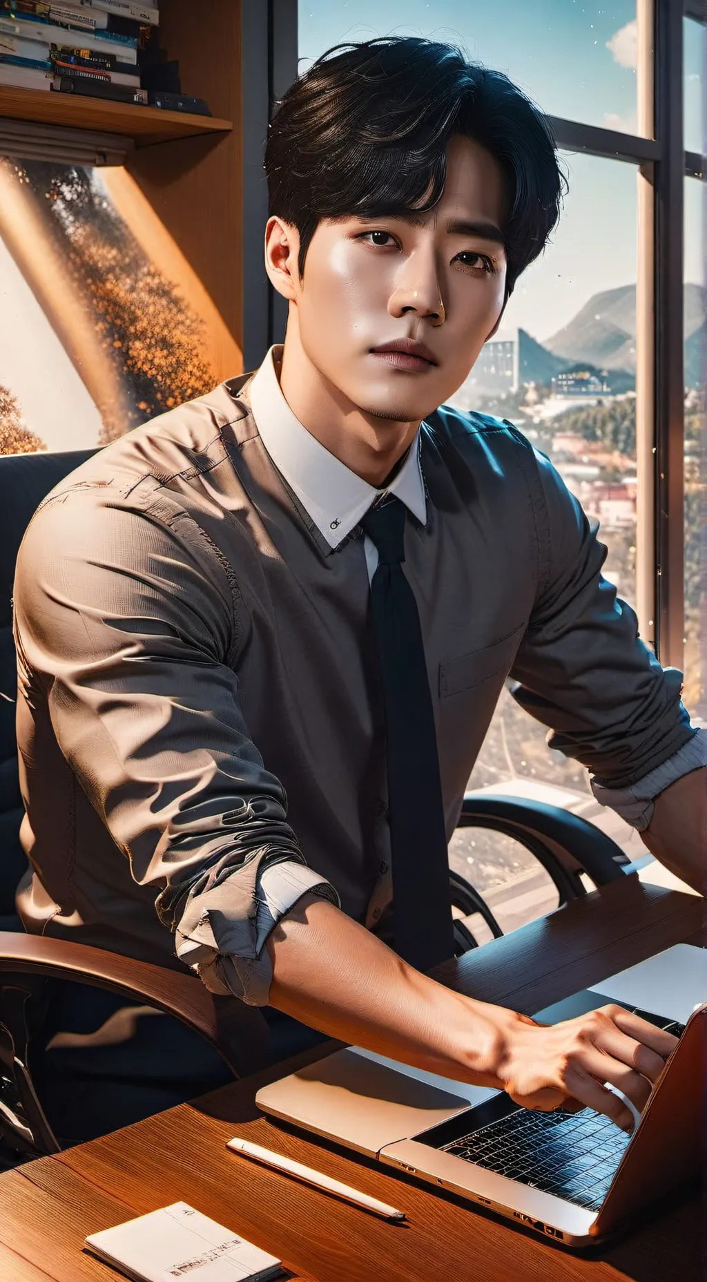 ai character: Blake Choi background